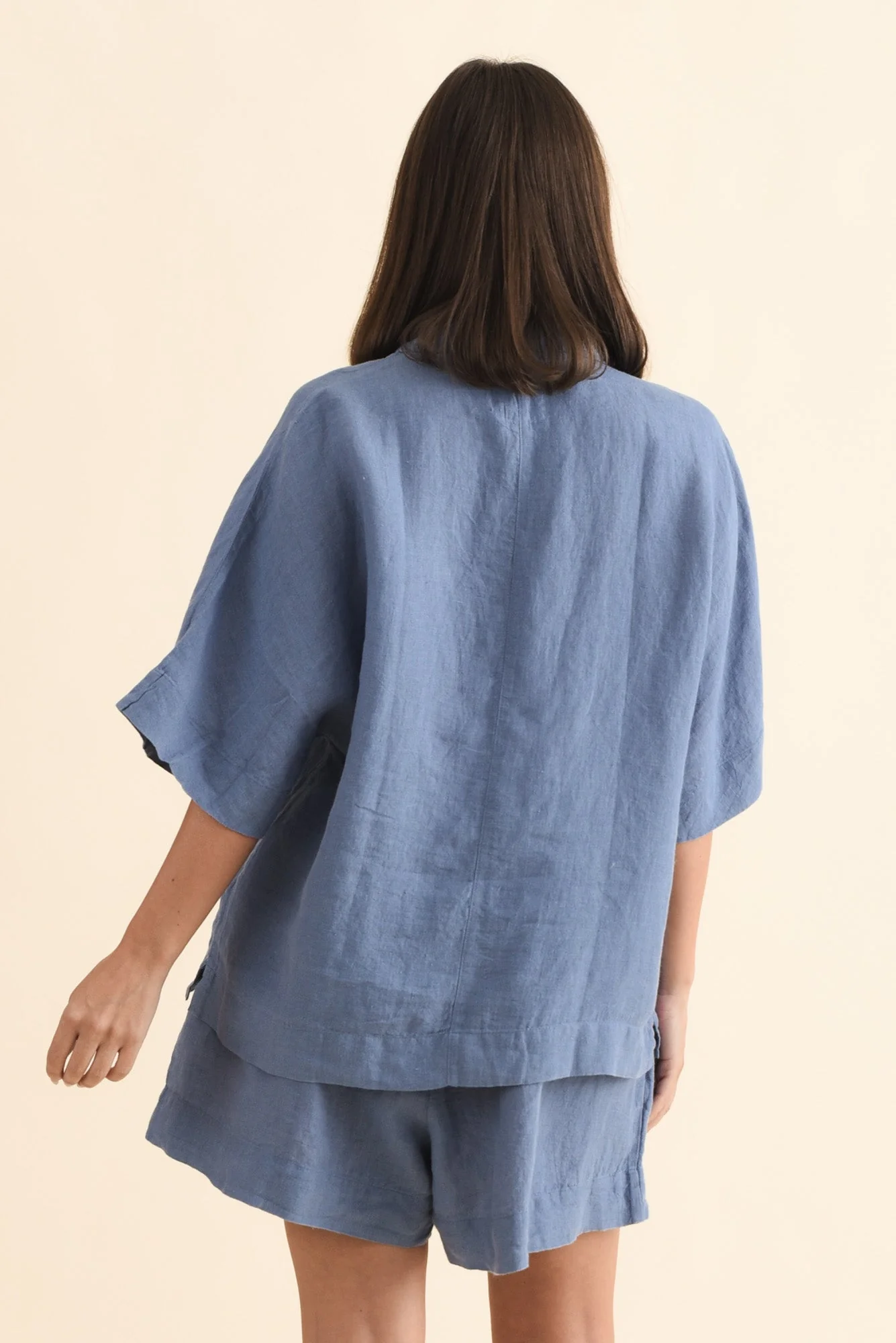 Noemi Steel Linen Shirt - Image 4
