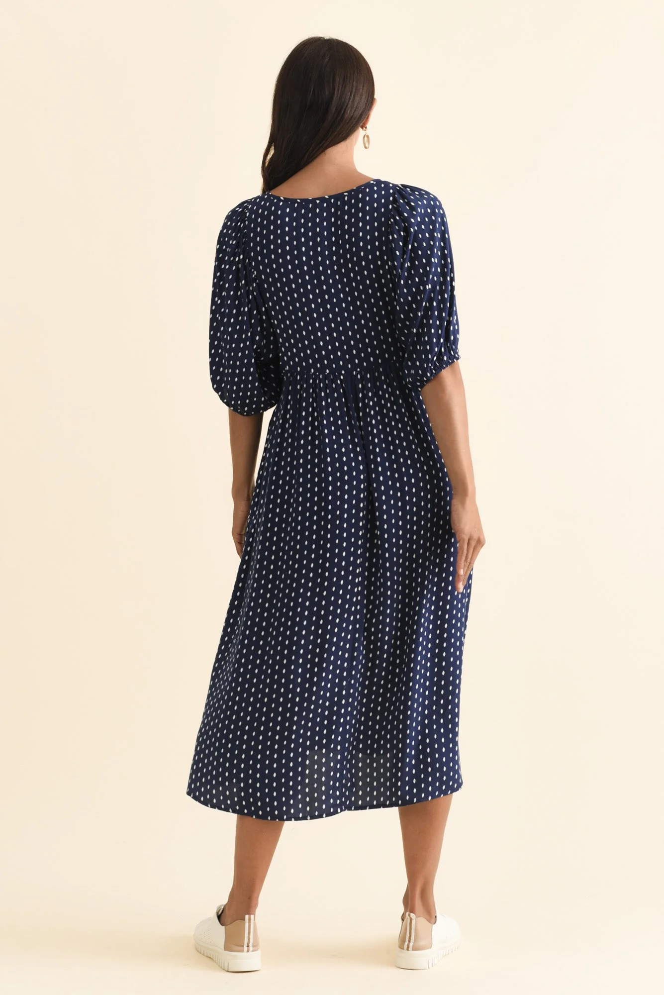 Nolte Navy Dash Pocket Dress - Image 4