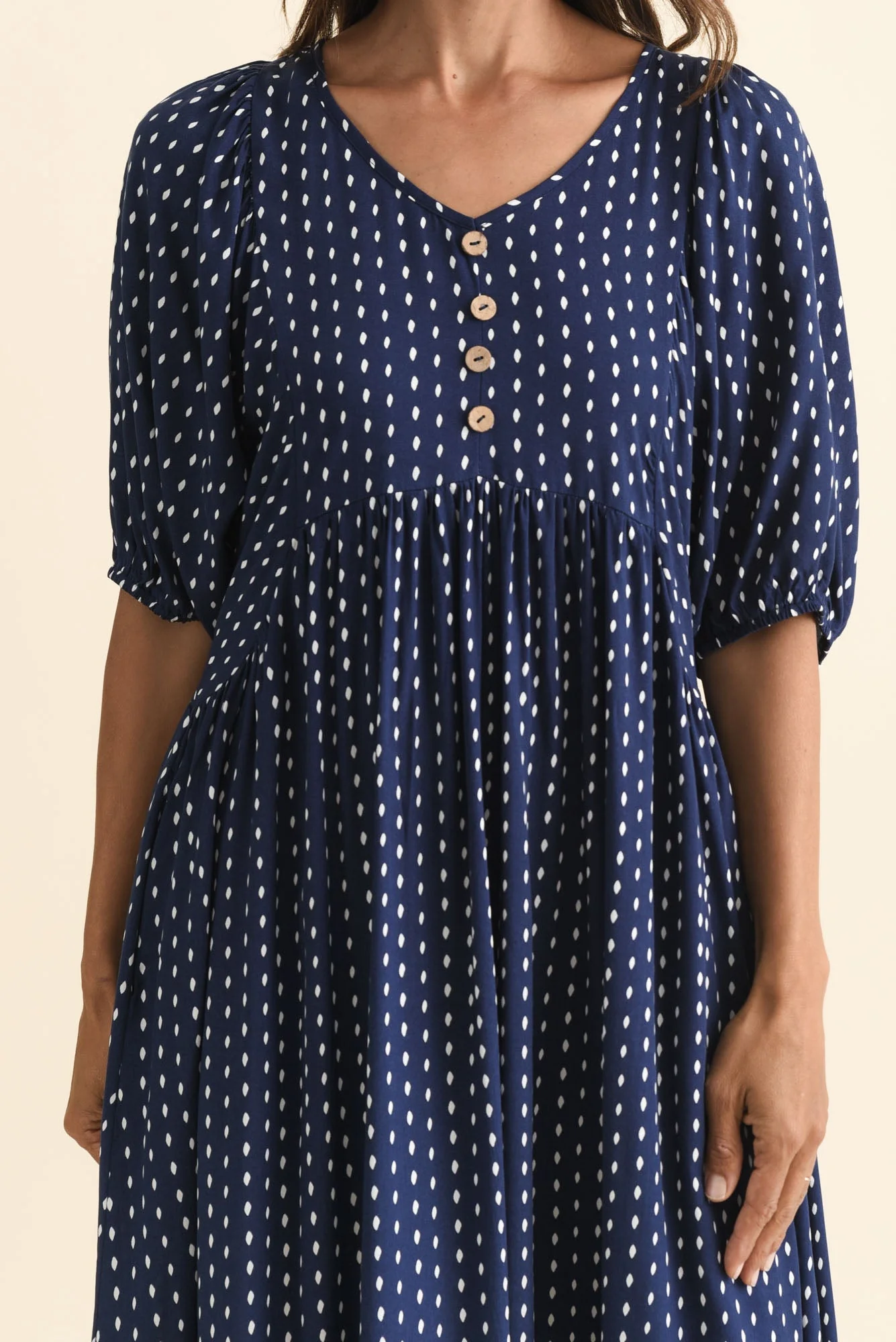 Nolte Navy Dash Pocket Dress - Image 5