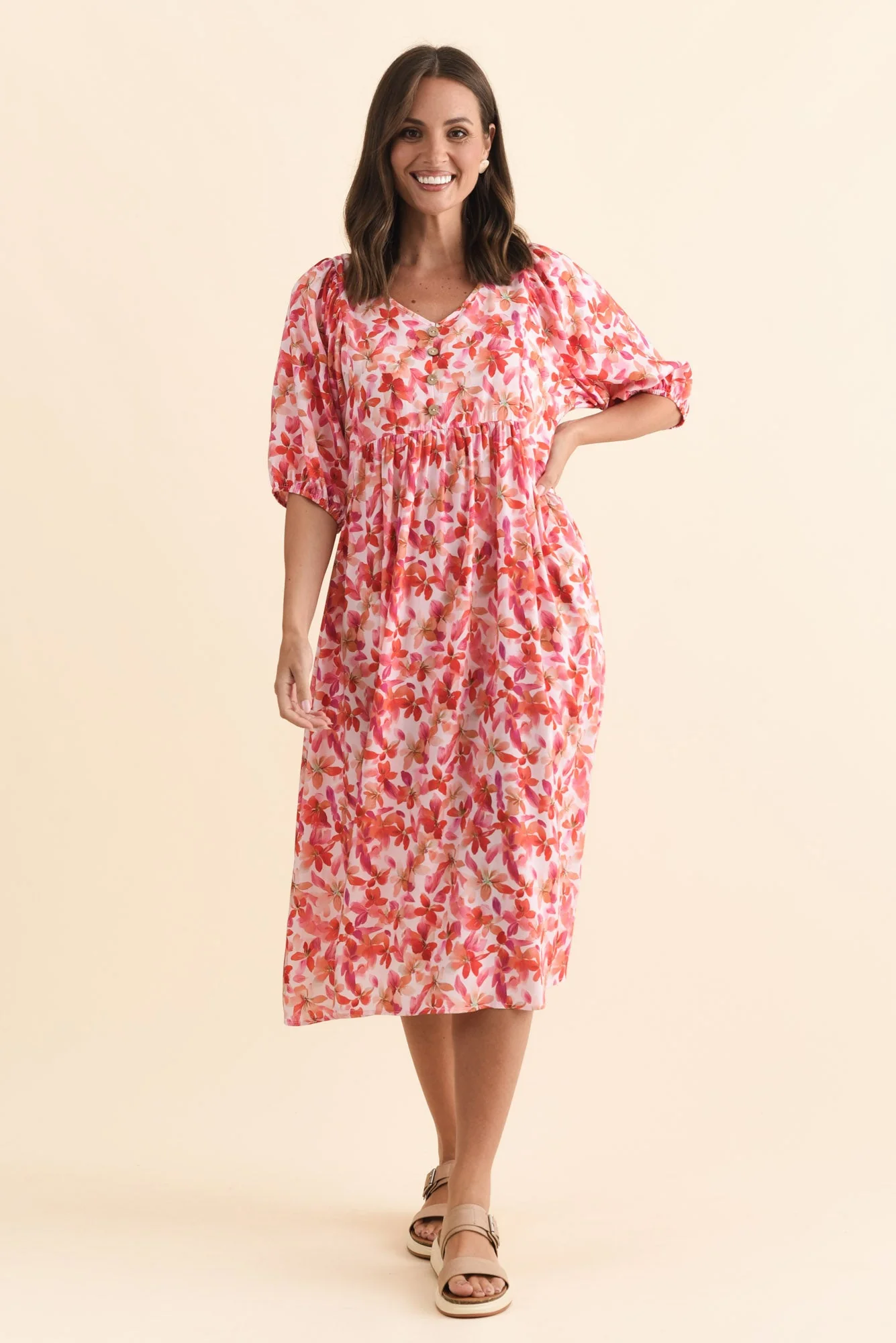 Nolte Pink Petal Pocket Dress - Image 2