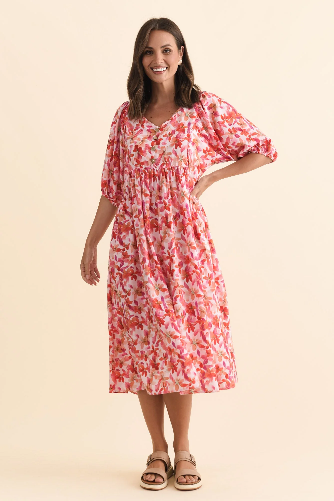 Nolte Pink Petal Pocket Dress - Image 6