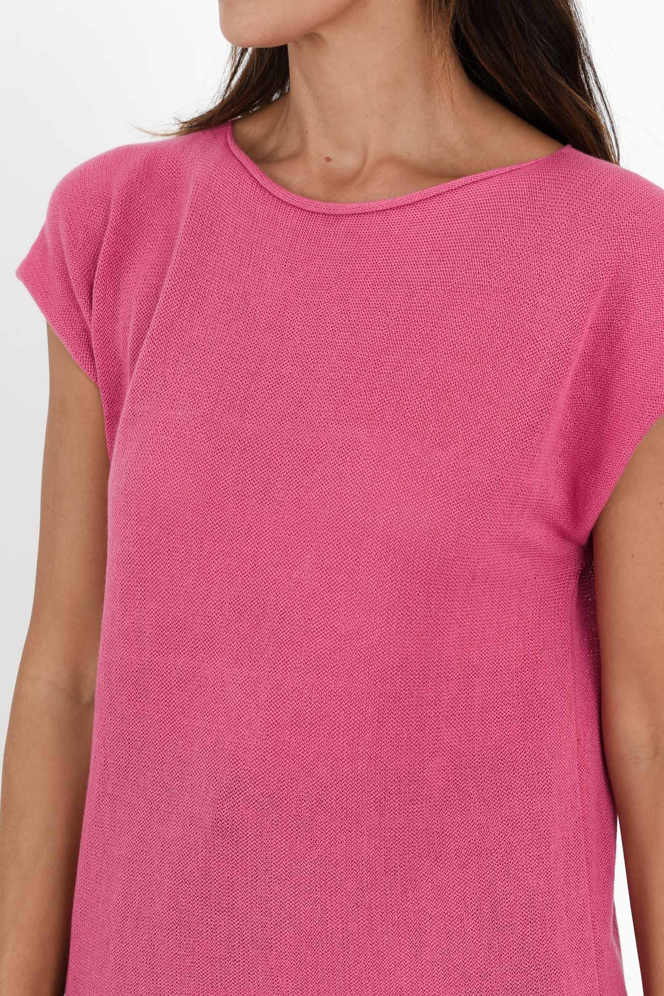 Ollie Pink Cotton Knit Tee - Image 5