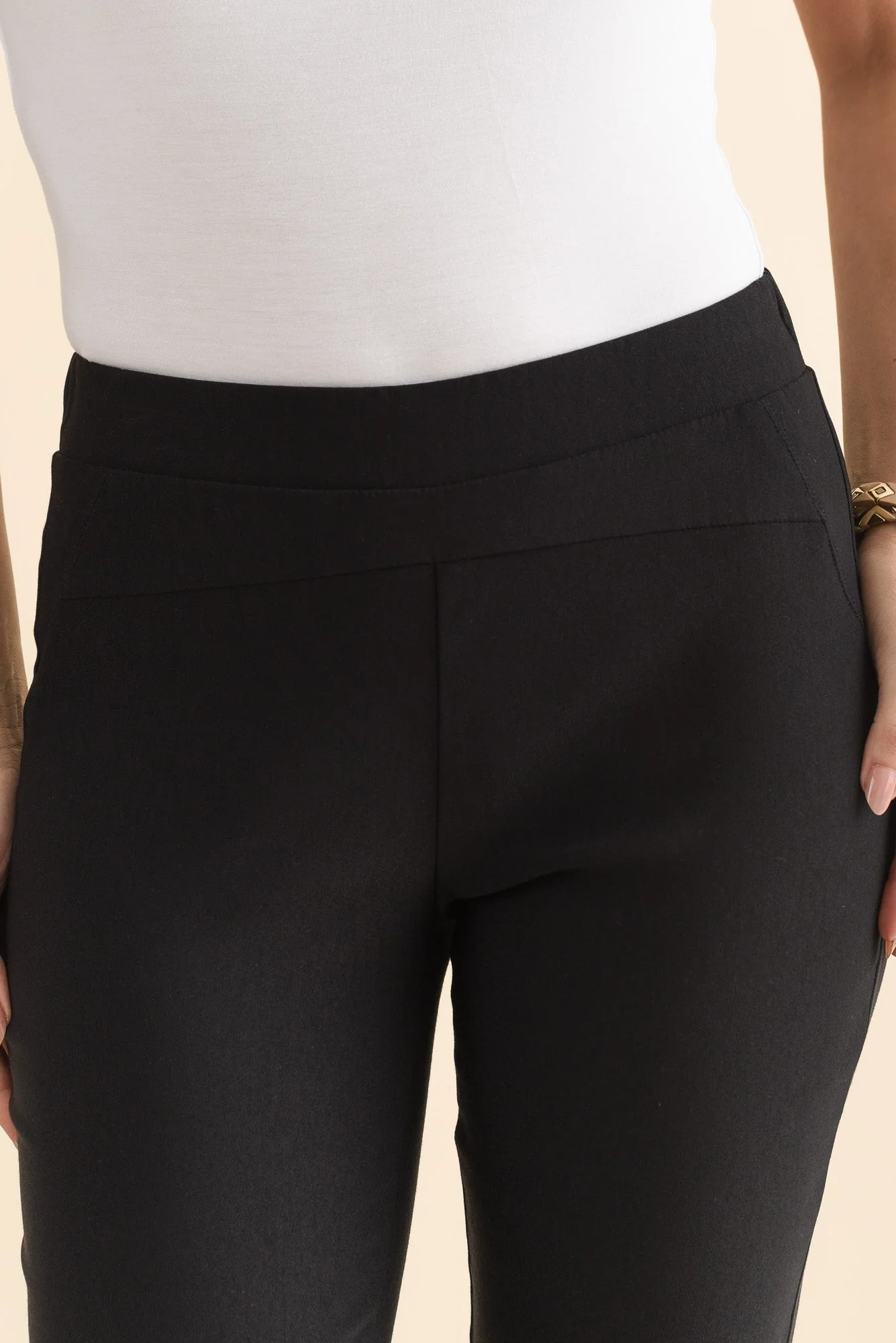 Olympia Black Straight 7/8 Pants - Image 5