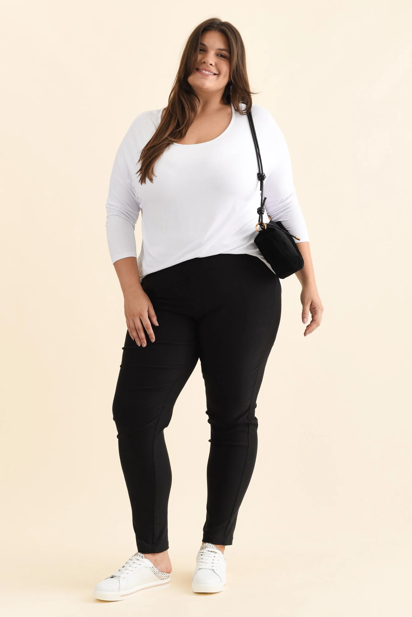 Olympia Black Straight Pants - Image 12