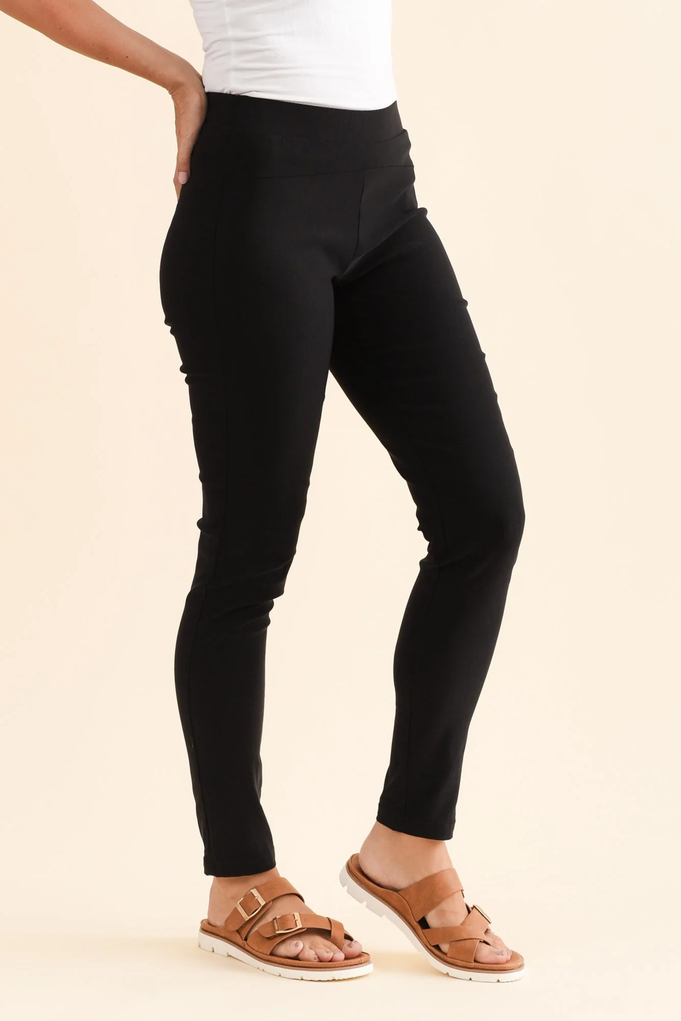 Olympia Black Straight Pants - Image 4