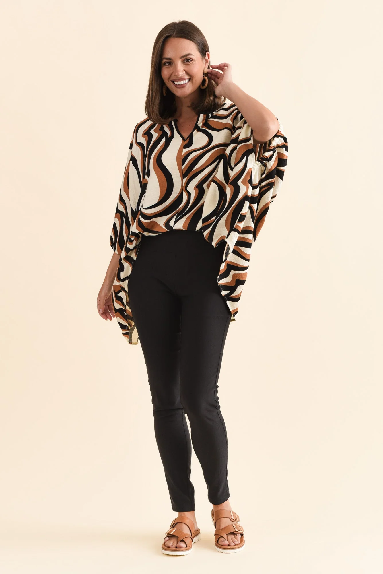 Olympia Black Straight Pants - Image 7