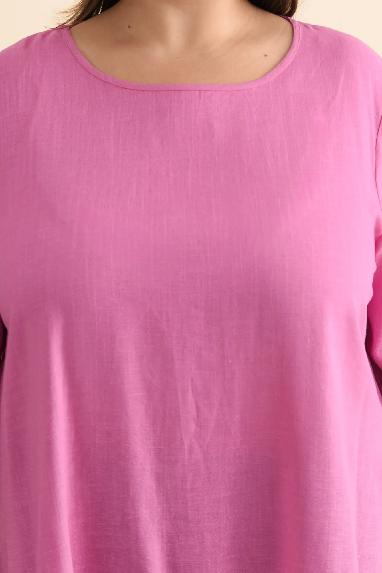 Ophelia Pink Scoop Neck Top - Image 7