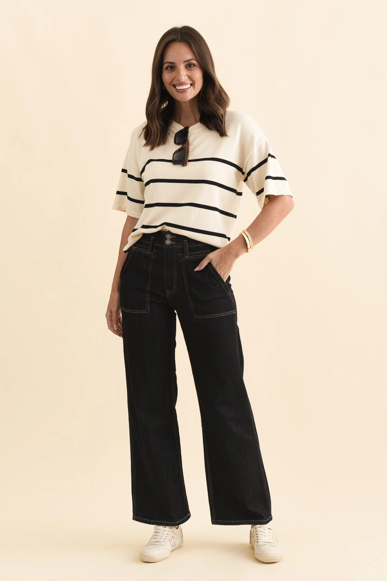 Orwell Black Straight Leg Jeans - Image 2