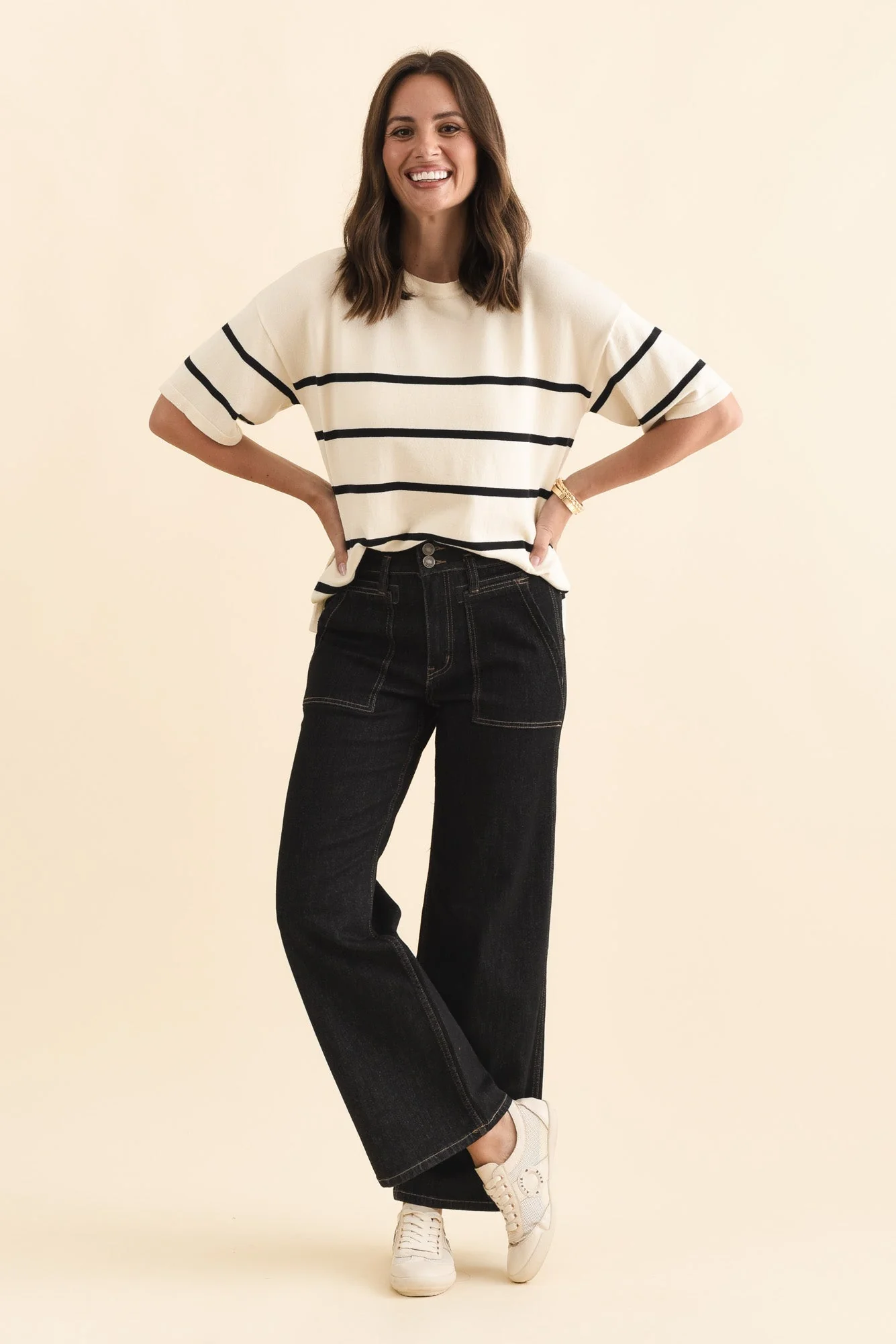 Orwell Black Straight Leg Jeans - Image 6