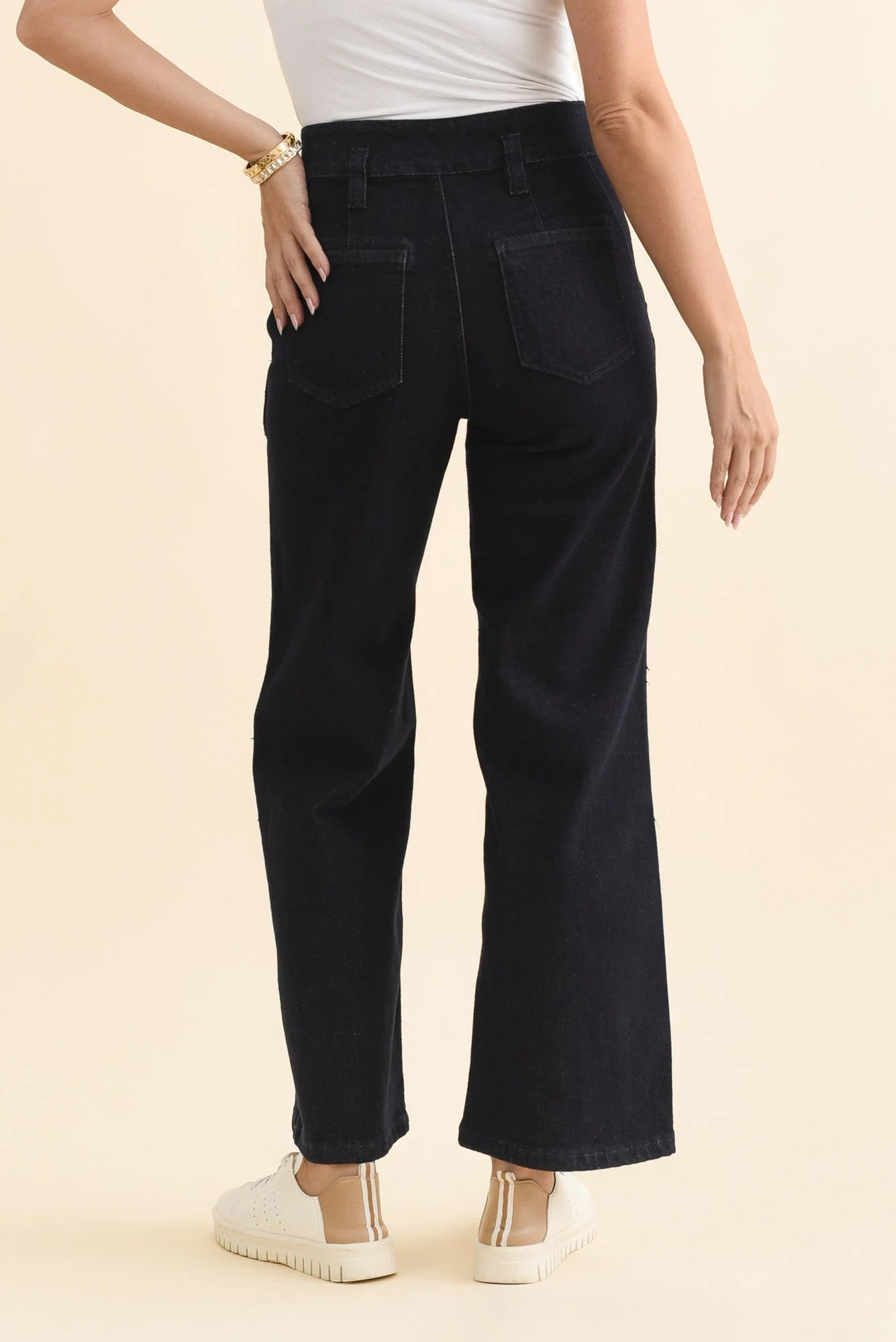 Orwell Dark Blue Straight Leg Jeans - Image 5