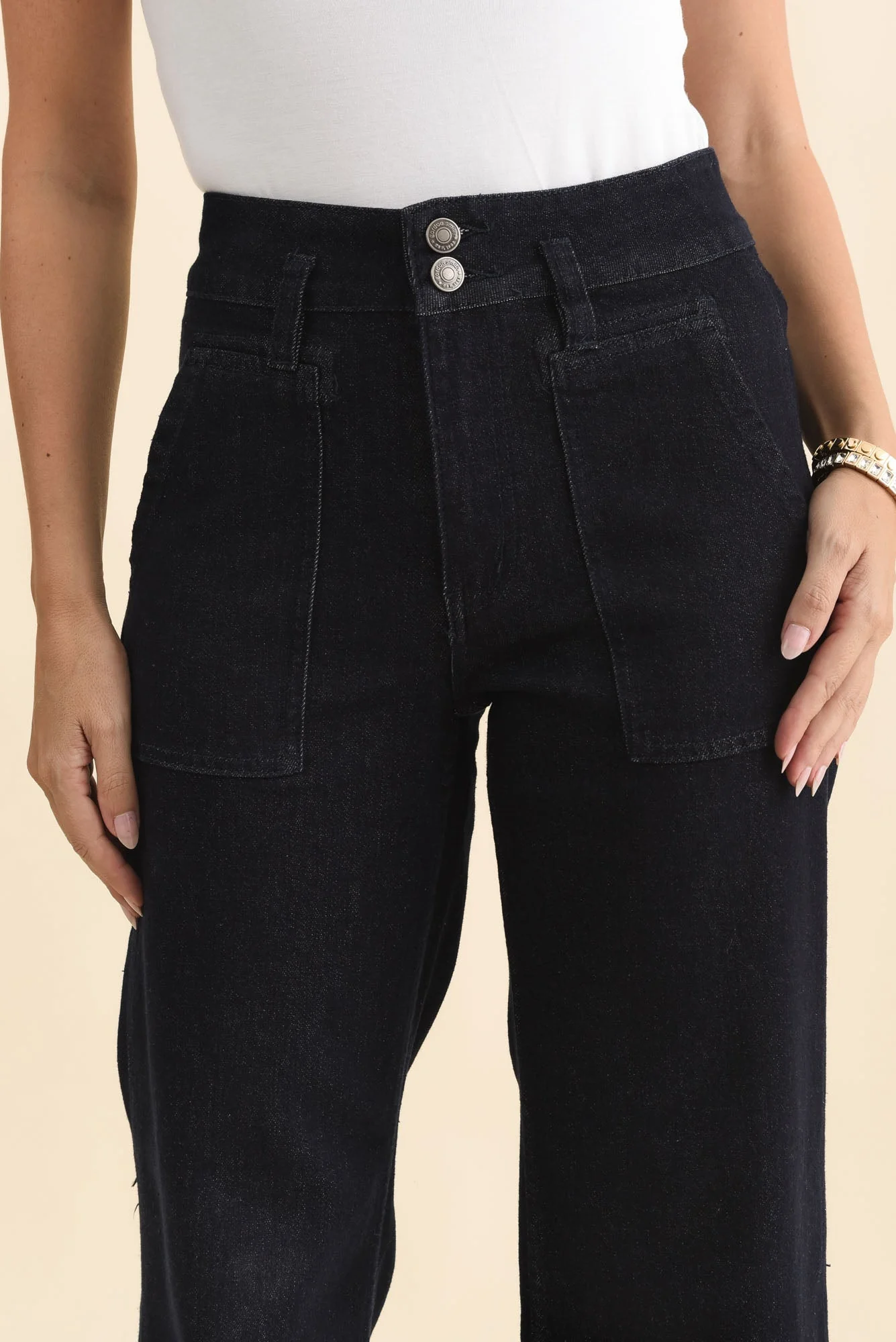 Orwell Dark Blue Straight Leg Jeans - Image 6