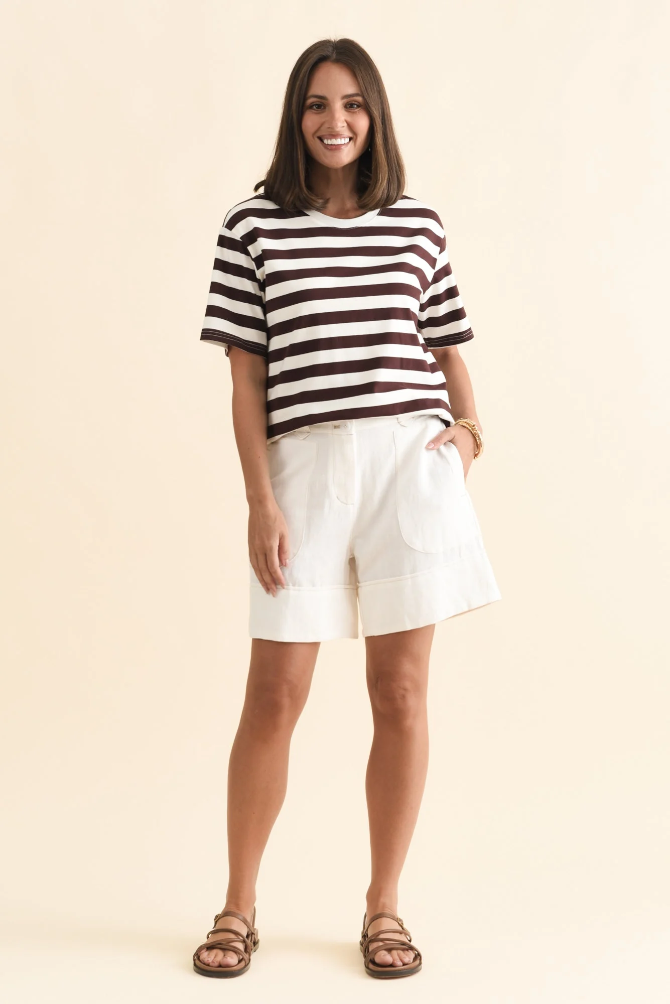Oskar Ivory Bermuda Shorts - Image 2