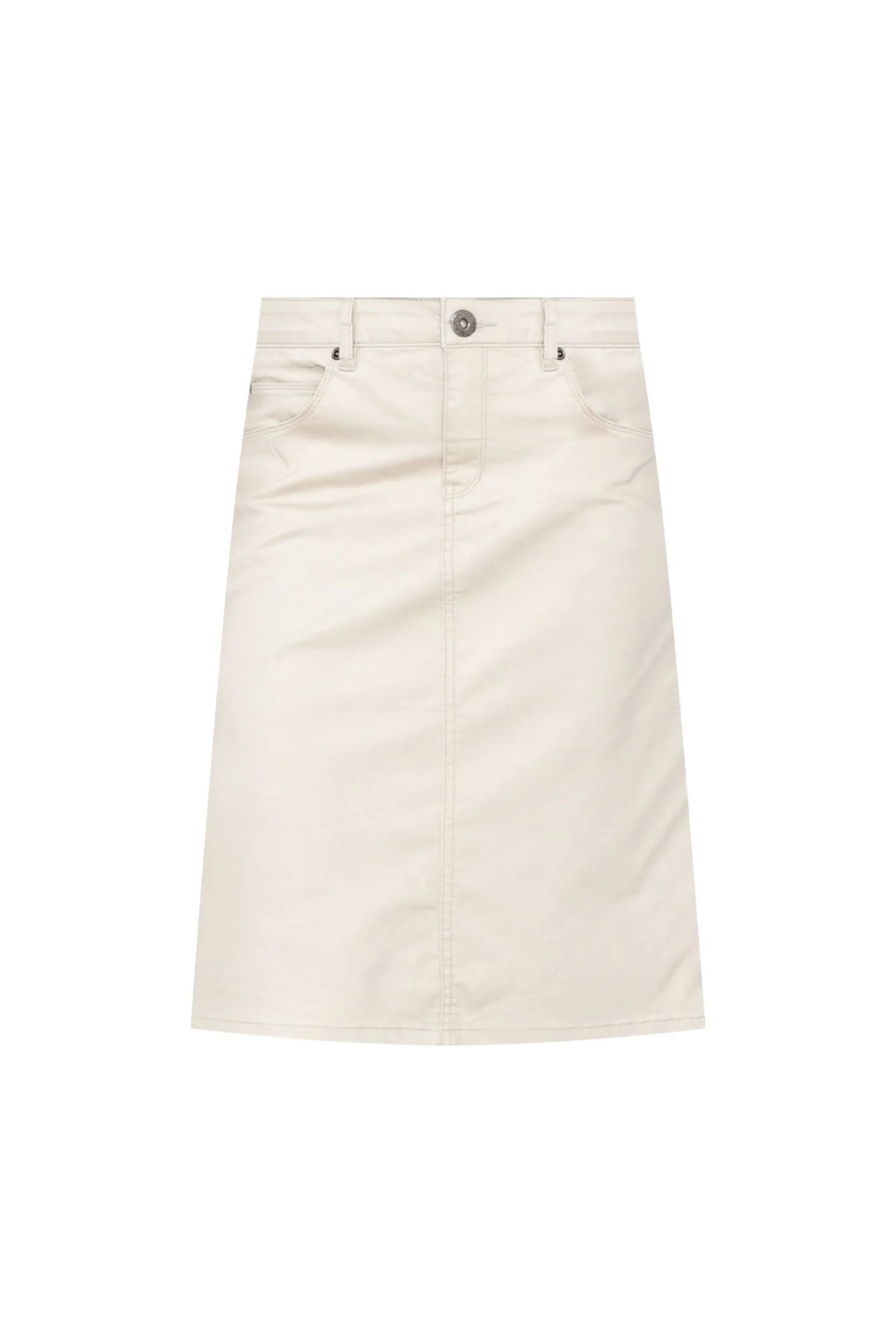 Palin Natural Zip Front Skirt - Image 2
