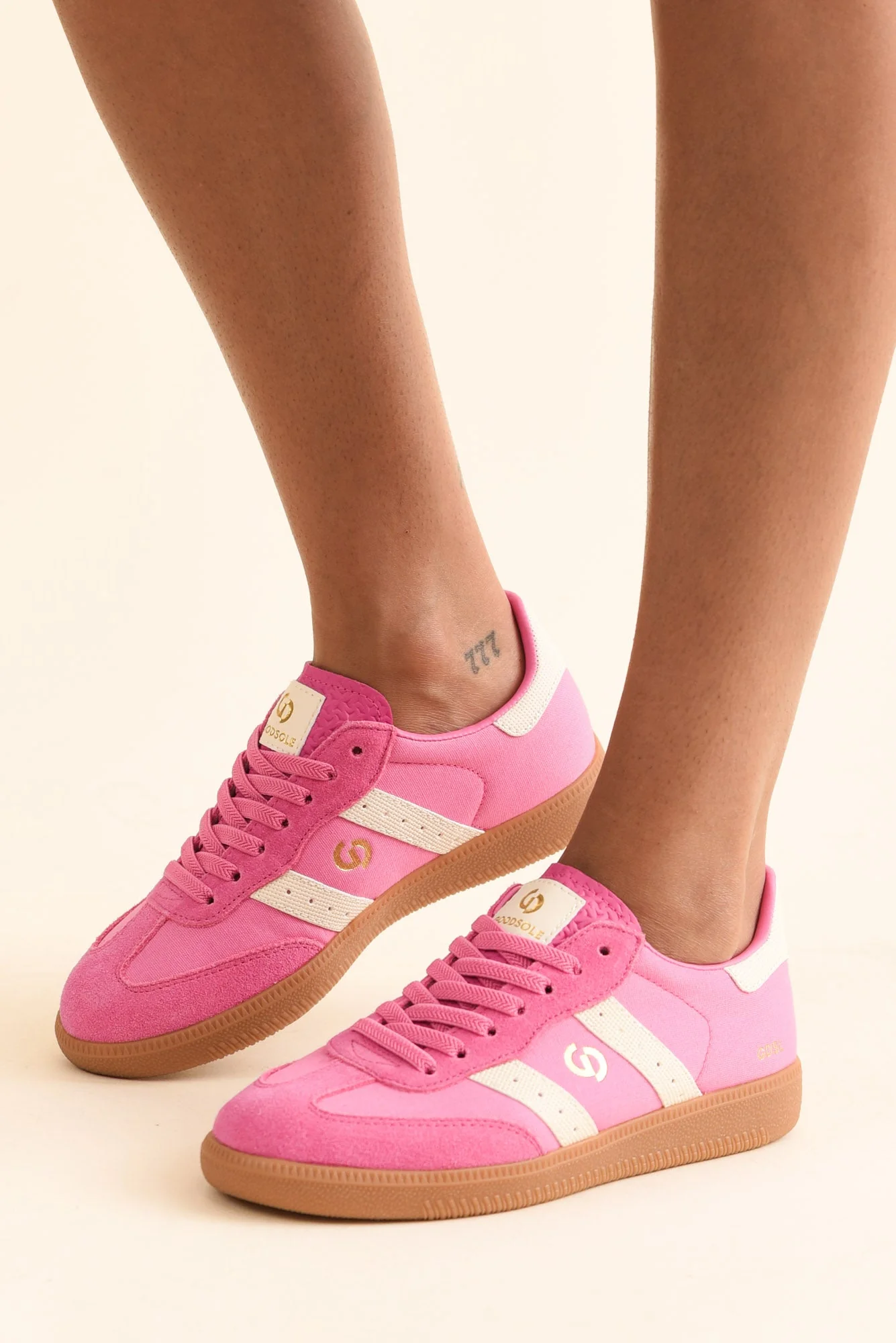 Parallel Hot Pink Contrast Canvas Sneaker - Image 5