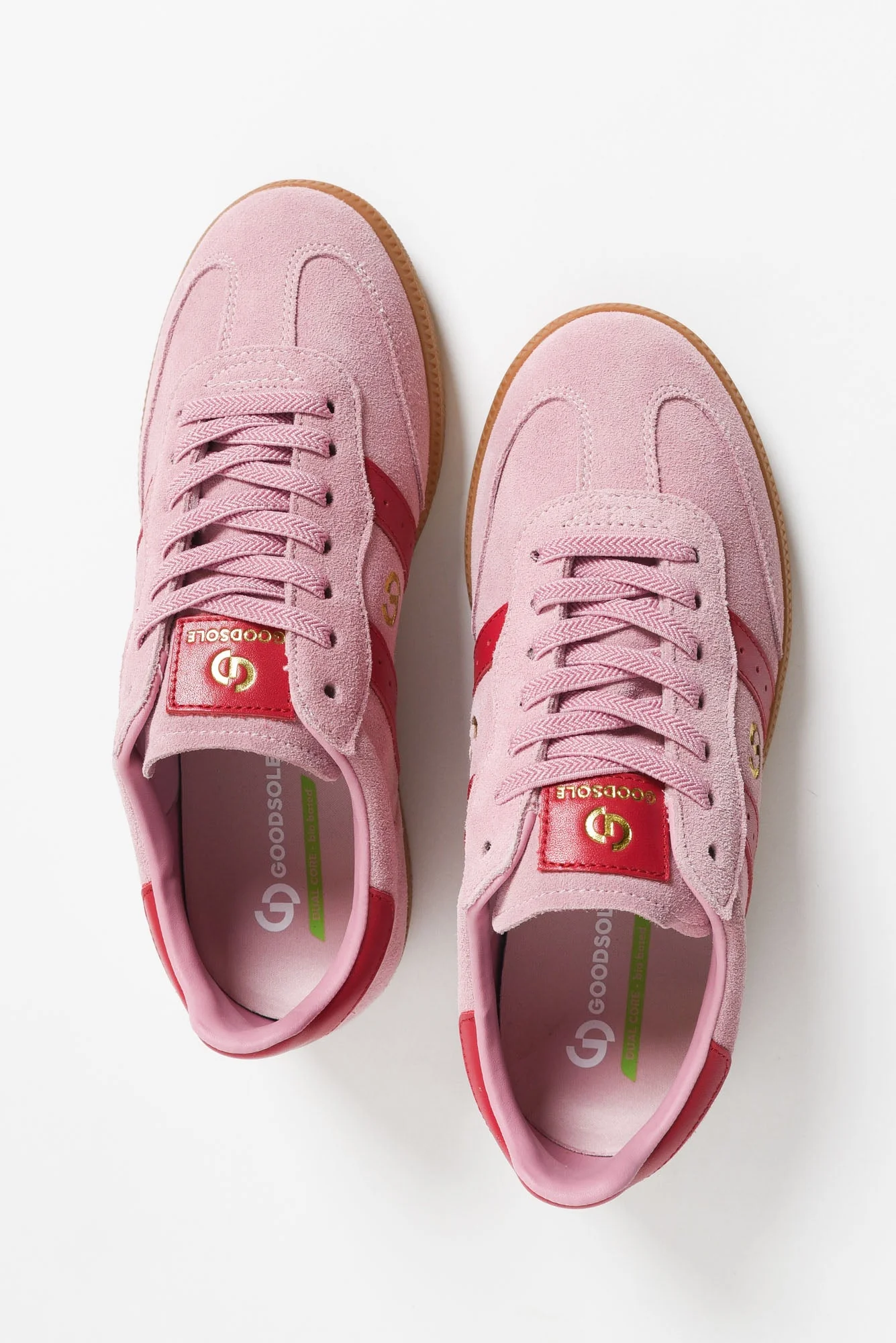 Parallel Pink Contrast Suede Sneaker - Image 4