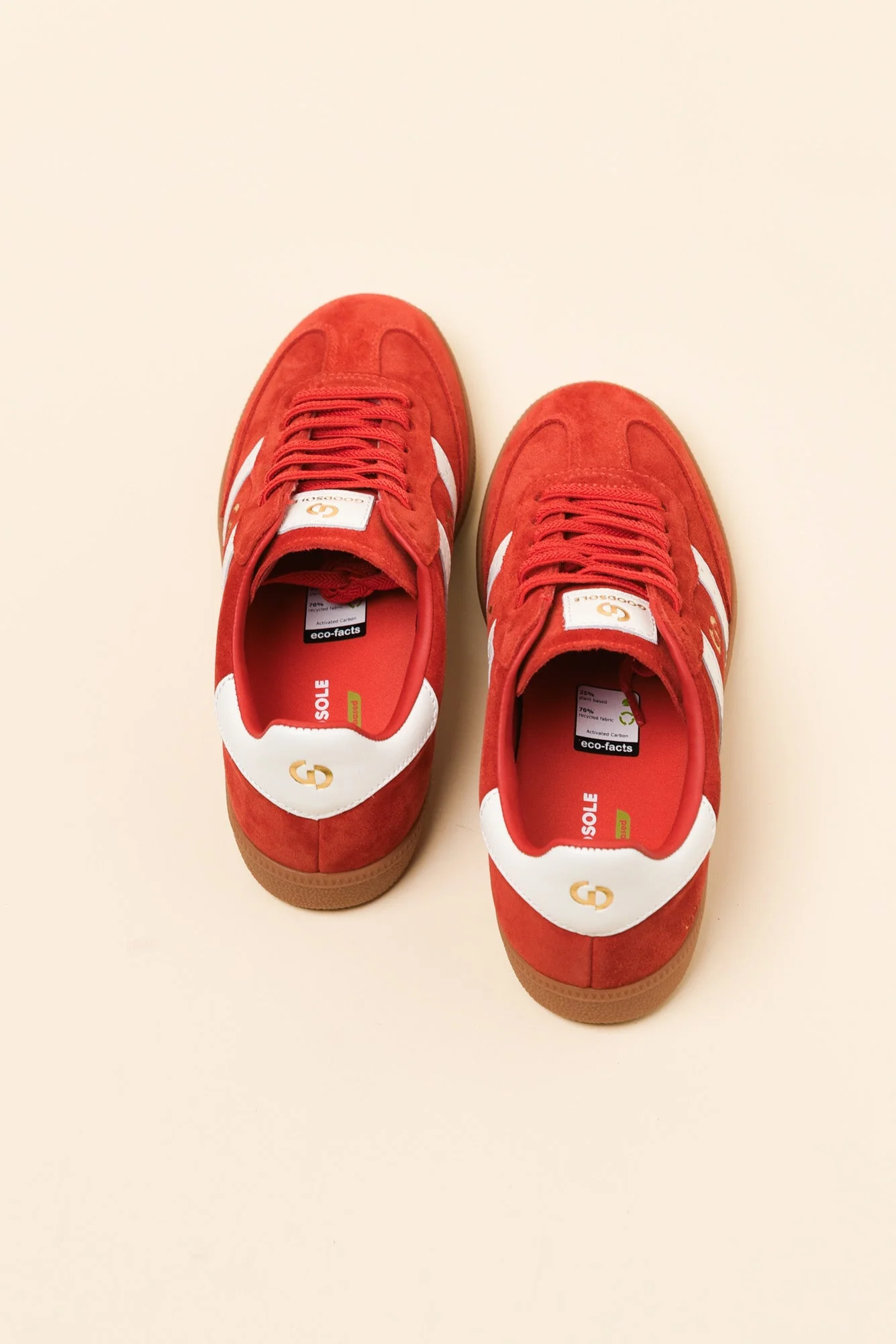 Parallel Red Contrast Suede Sneaker - Image 5
