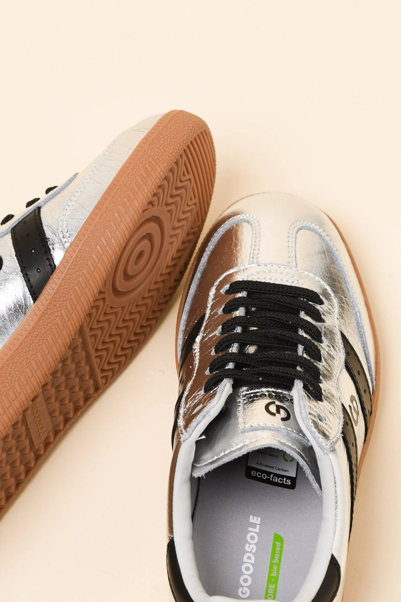 Parallel Silver Contrast Suede Sneaker - Image 3
