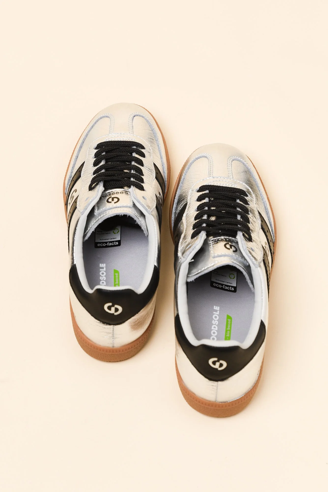 Parallel Silver Contrast Suede Sneaker - Image 5