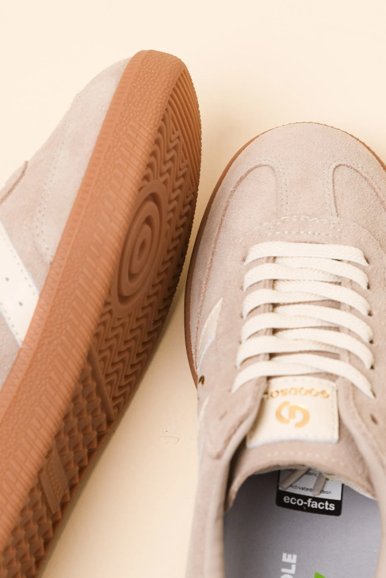 Parallel Taupe Contrast Suede Sneaker - Image 3
