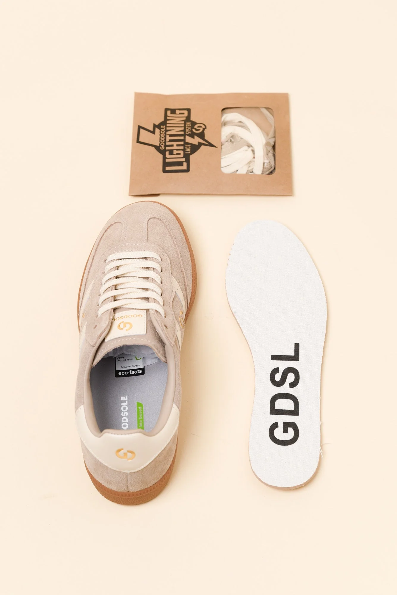 Parallel Taupe Contrast Suede Sneaker - Image 4