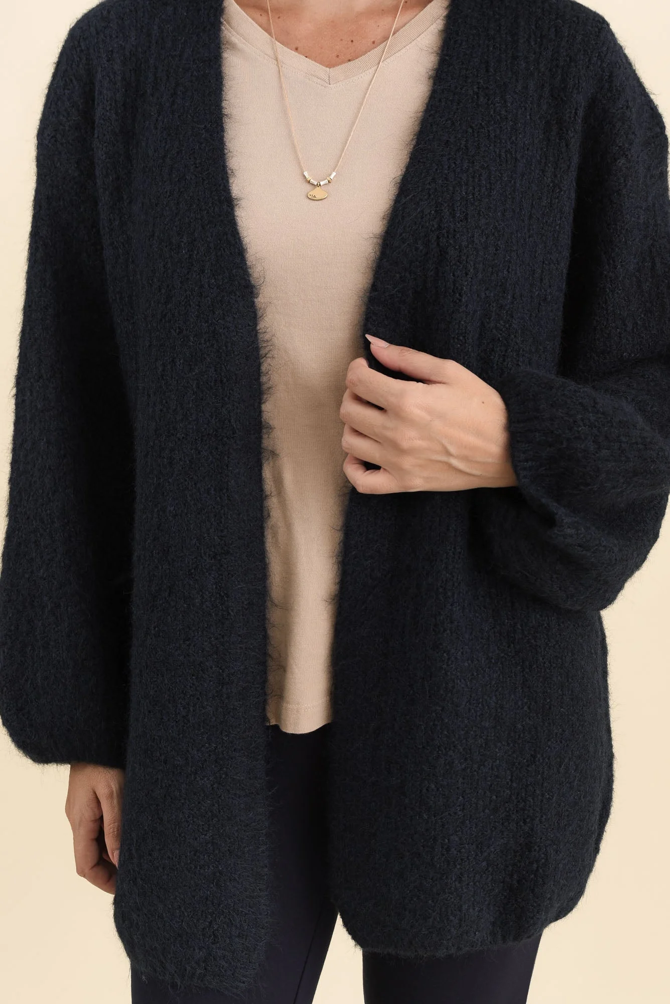 Pearson Navy Knit Cardigan - Image 5