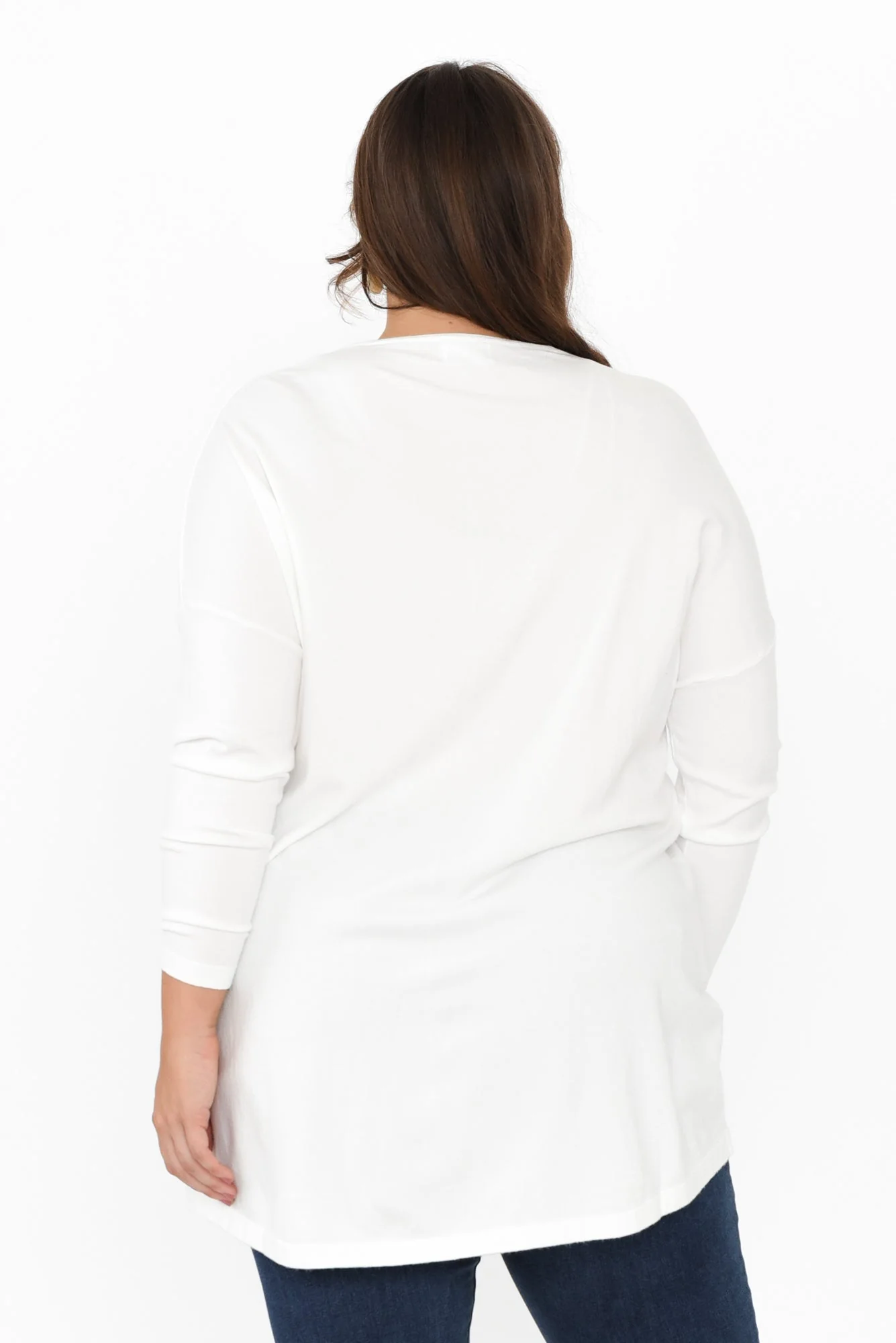 Piper White V Neck Knit Sweater - Image 15