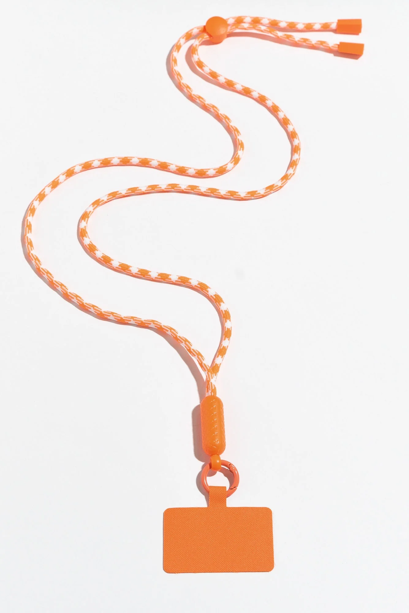 Popy Orange Stripe Phone Lanyard - Image 2