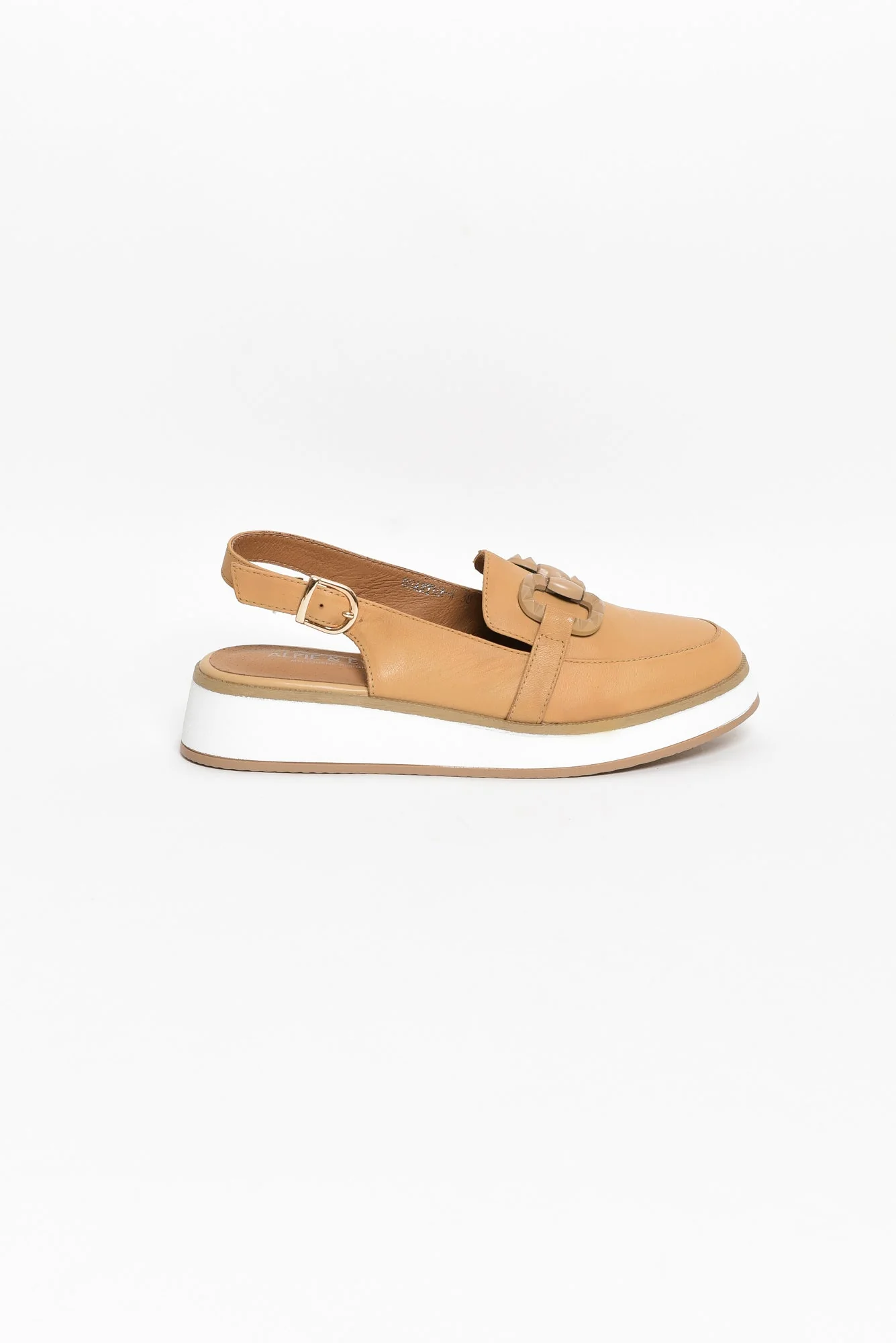 Quantum Camel Leather Slingback Loafer - Image 6
