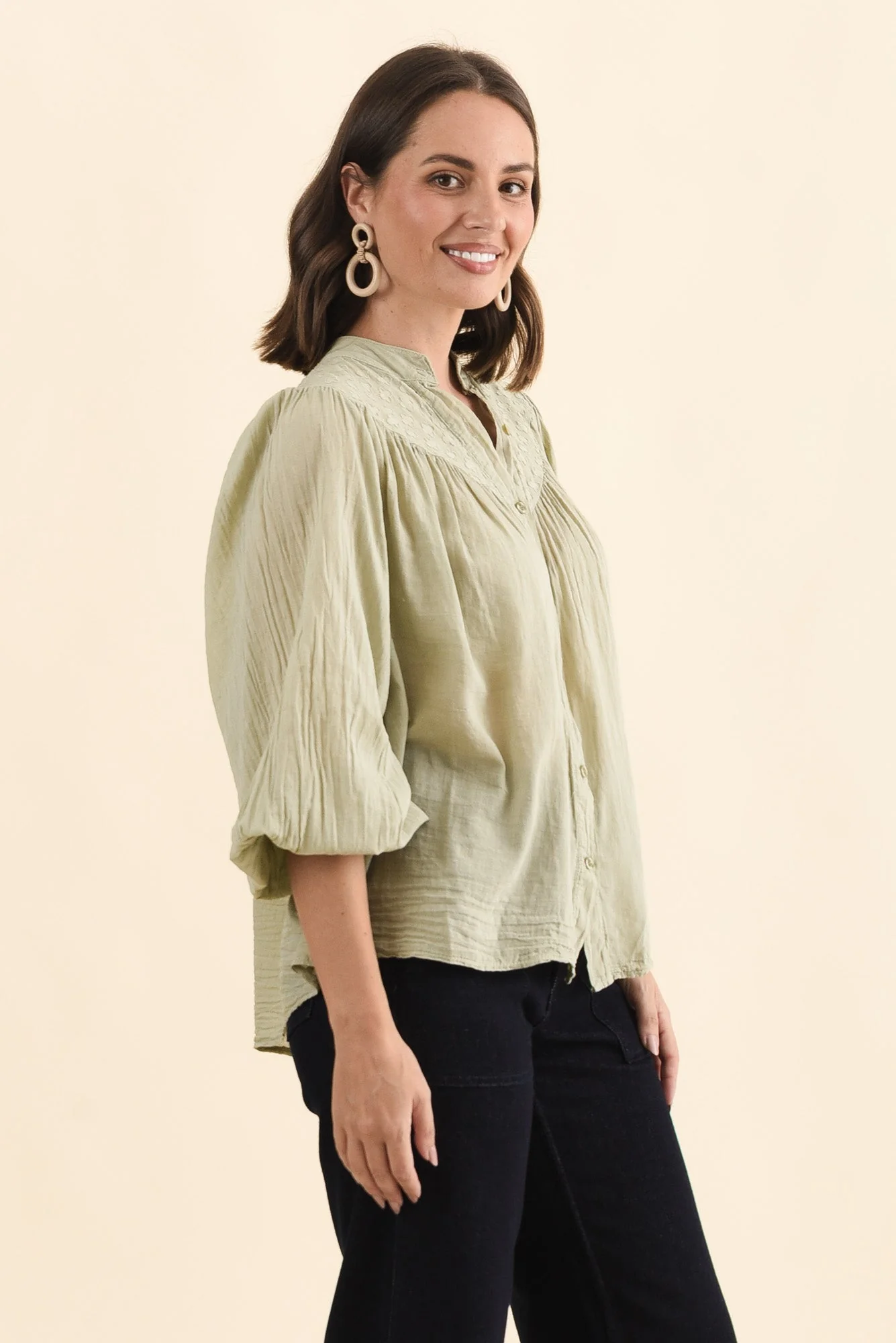 Randy Sage Cotton Blouse - Image 3