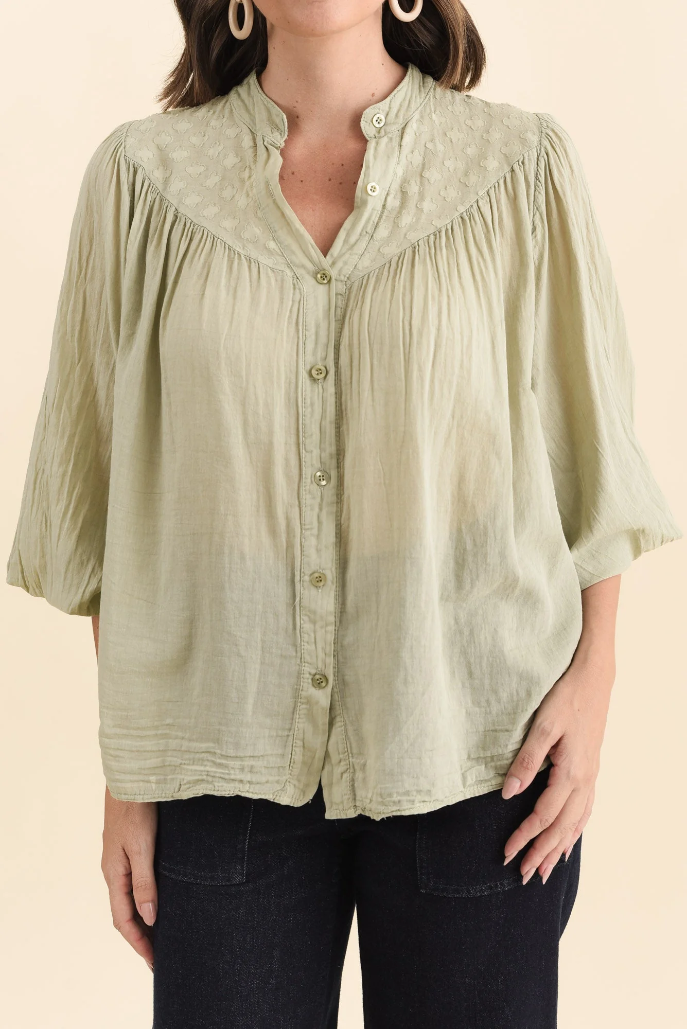 Randy Sage Cotton Blouse - Image 5