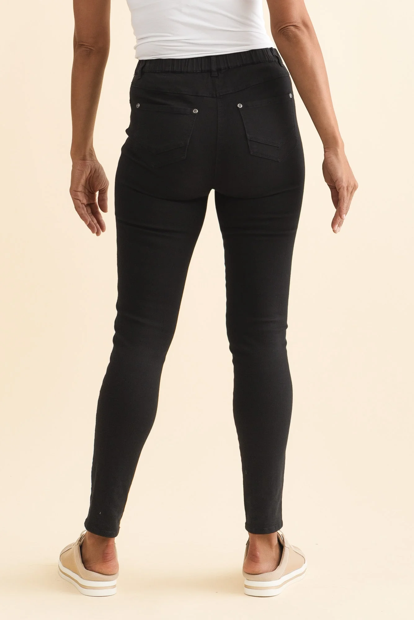Reed Black Stretch Cotton Pants - Image 6