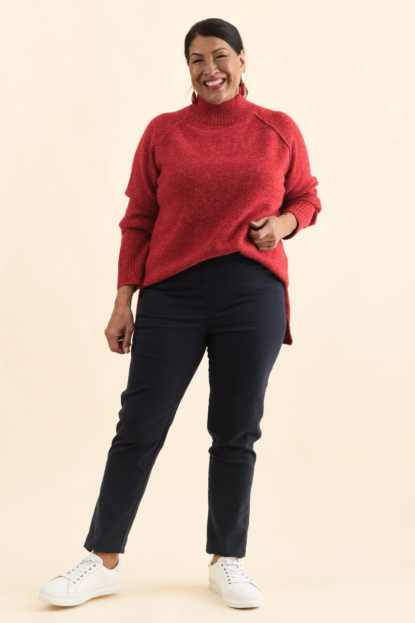 Reed Navy Stretch Cotton Pants - Image 12