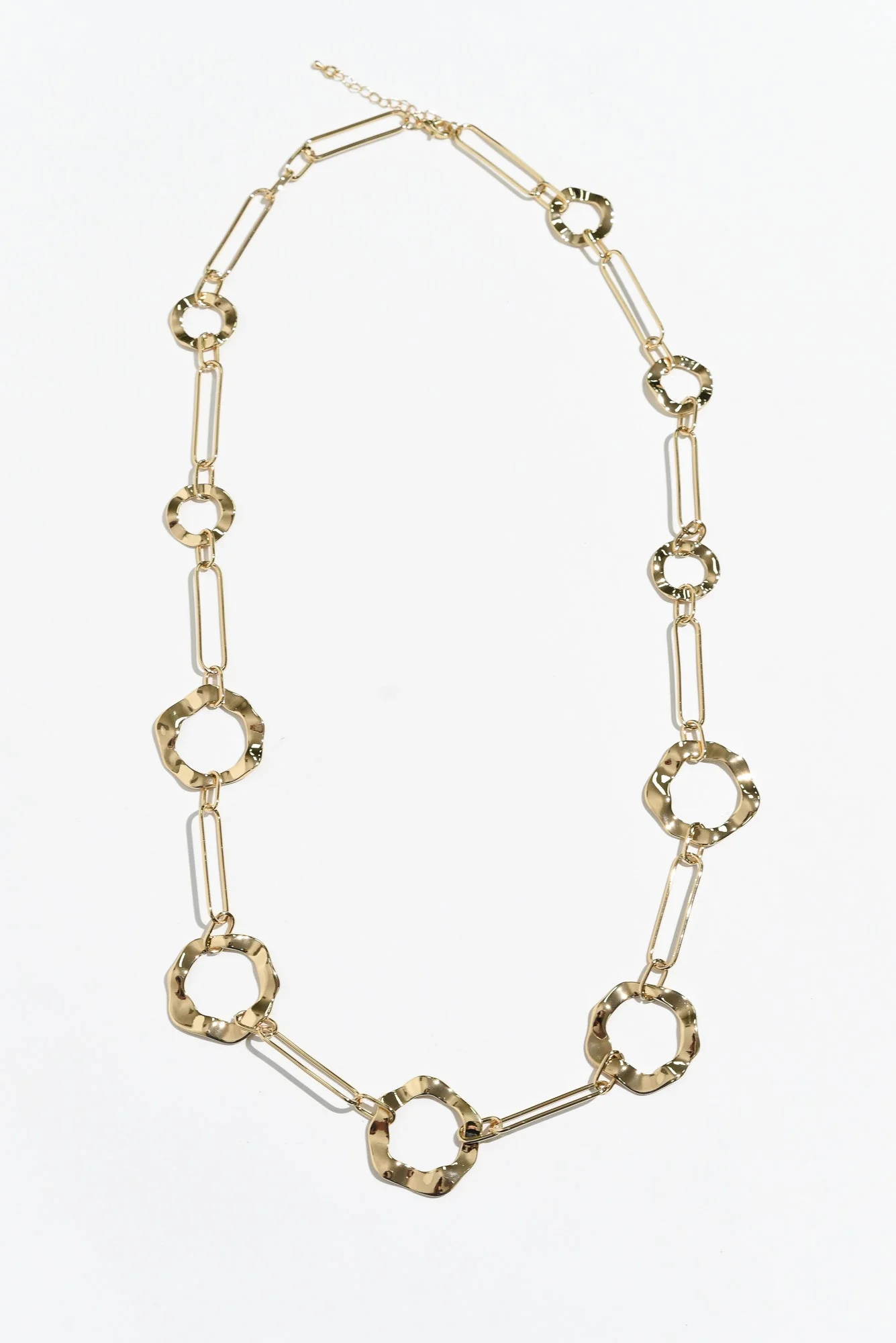 Remi Gold Ring Link Necklace - Image 2