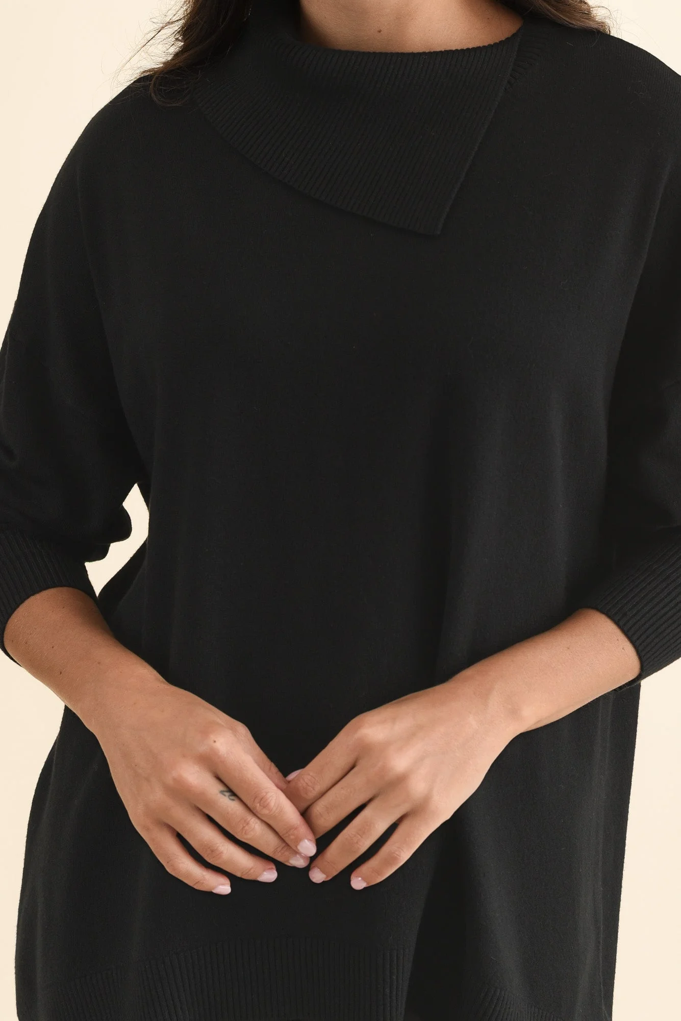 Renfrey Black Knit Sweater - Image 5