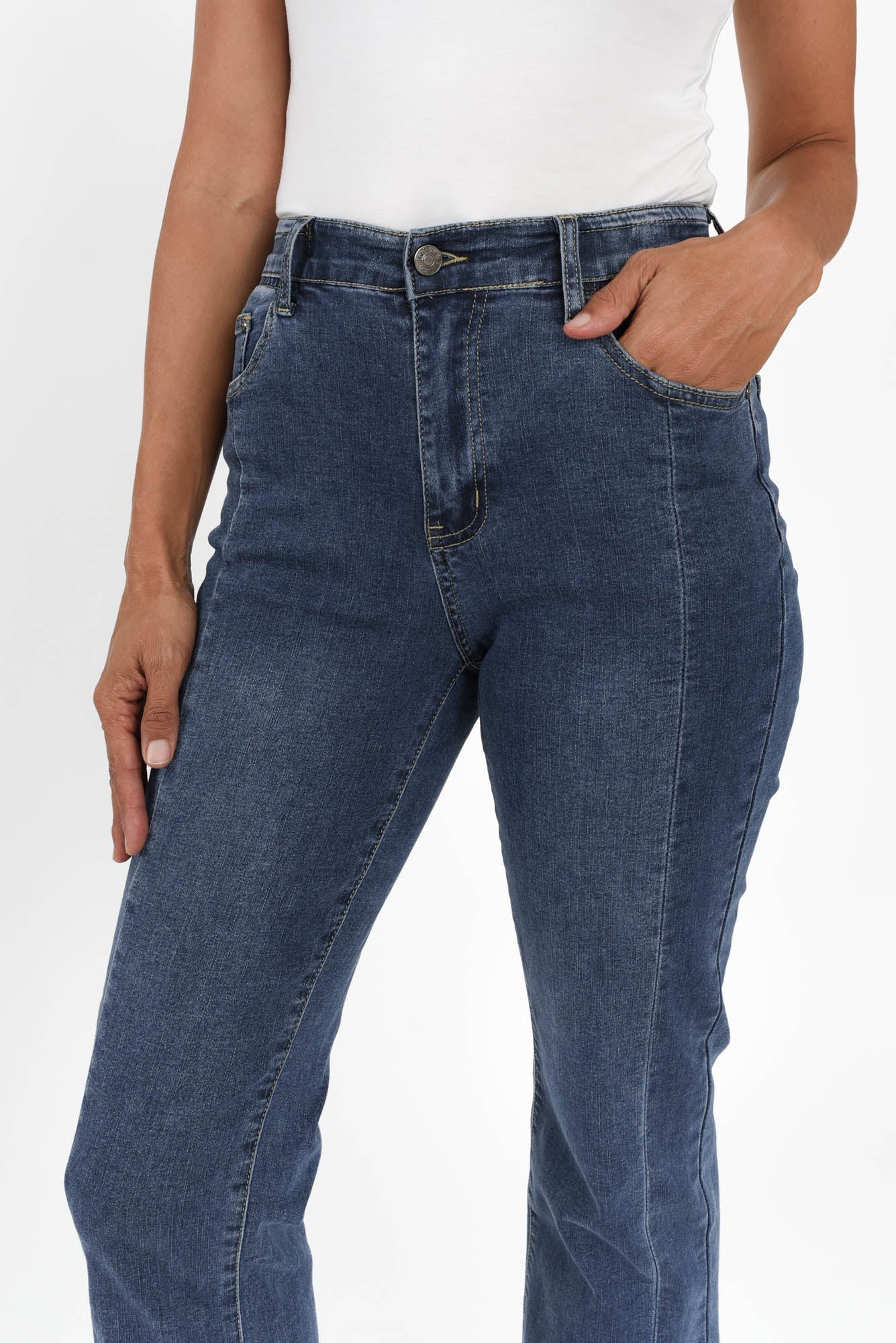 Republic Blue Wide Leg Jeans - Image 4
