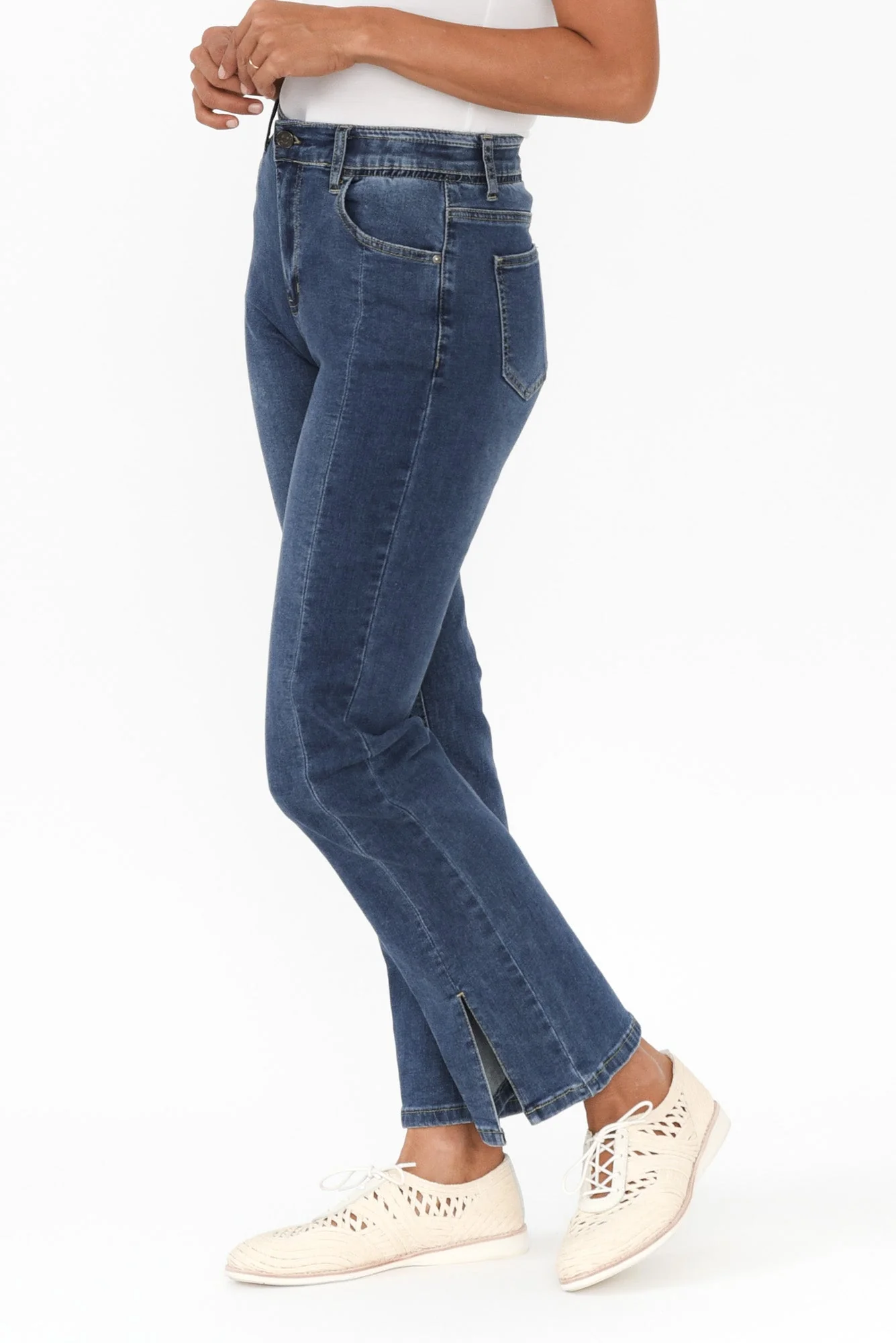 Republic Blue Wide Leg Jeans - Image 5