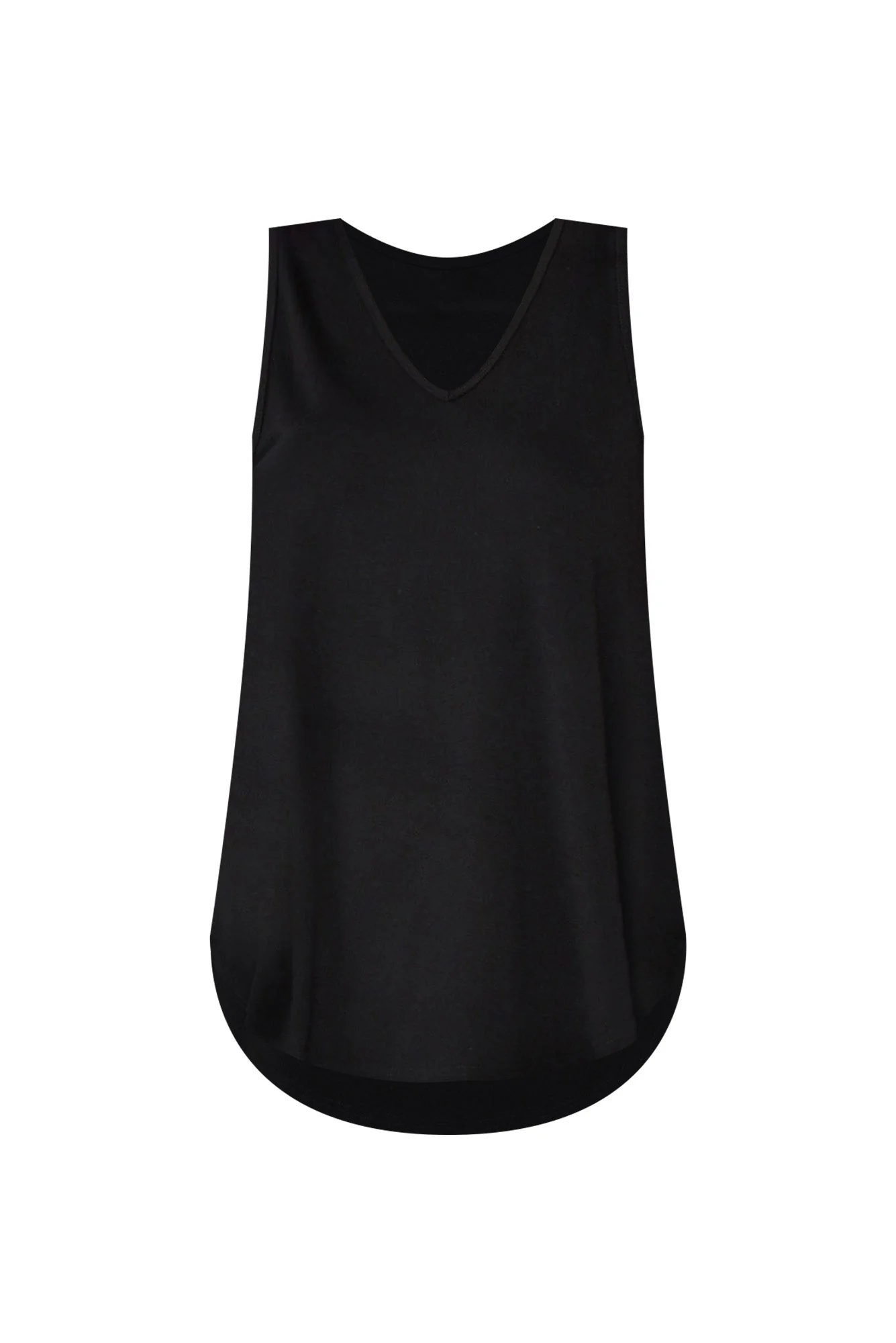 Rihanna Black Bamboo Tank - Image 2