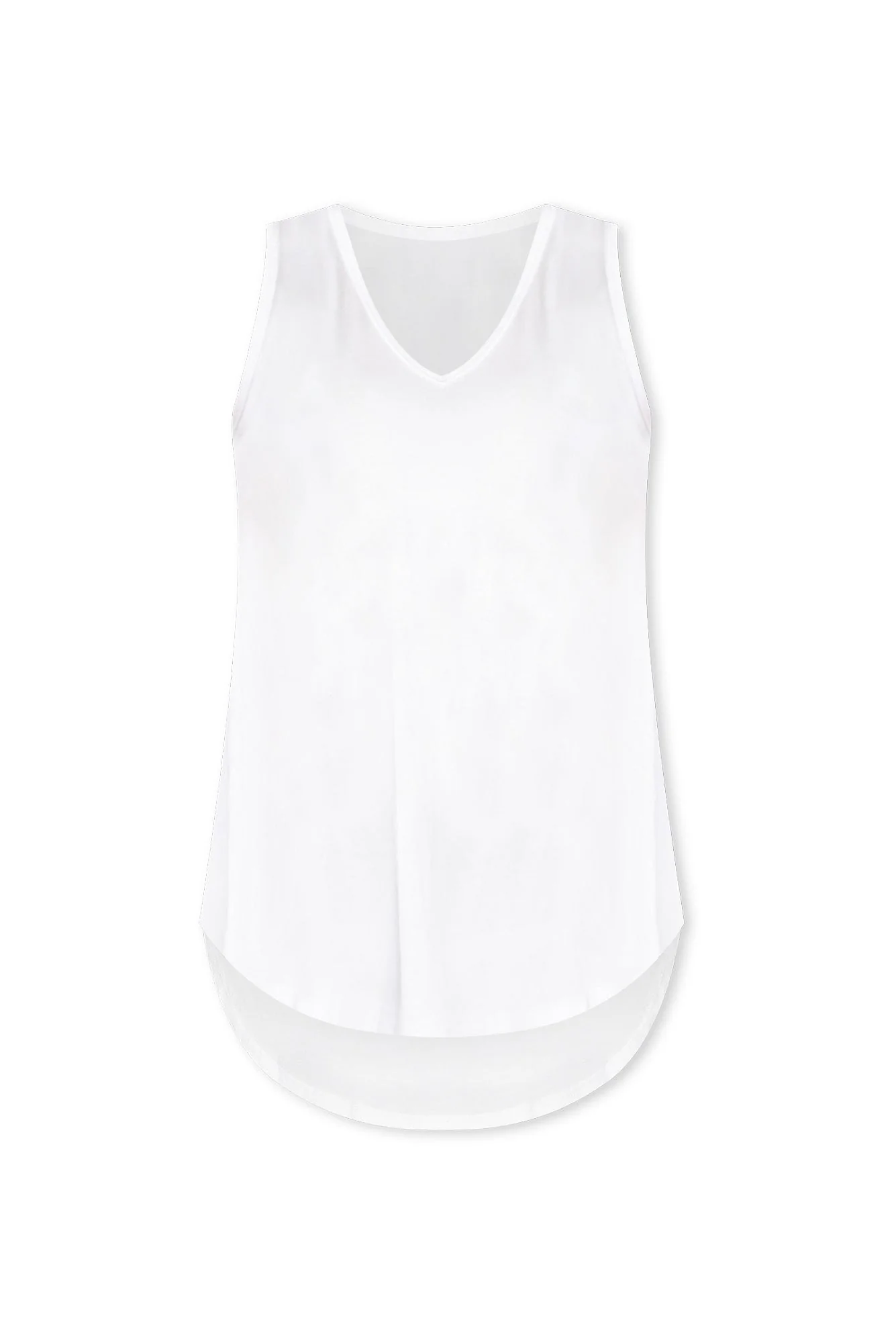 Rihanna White Bamboo Tank - Image 2