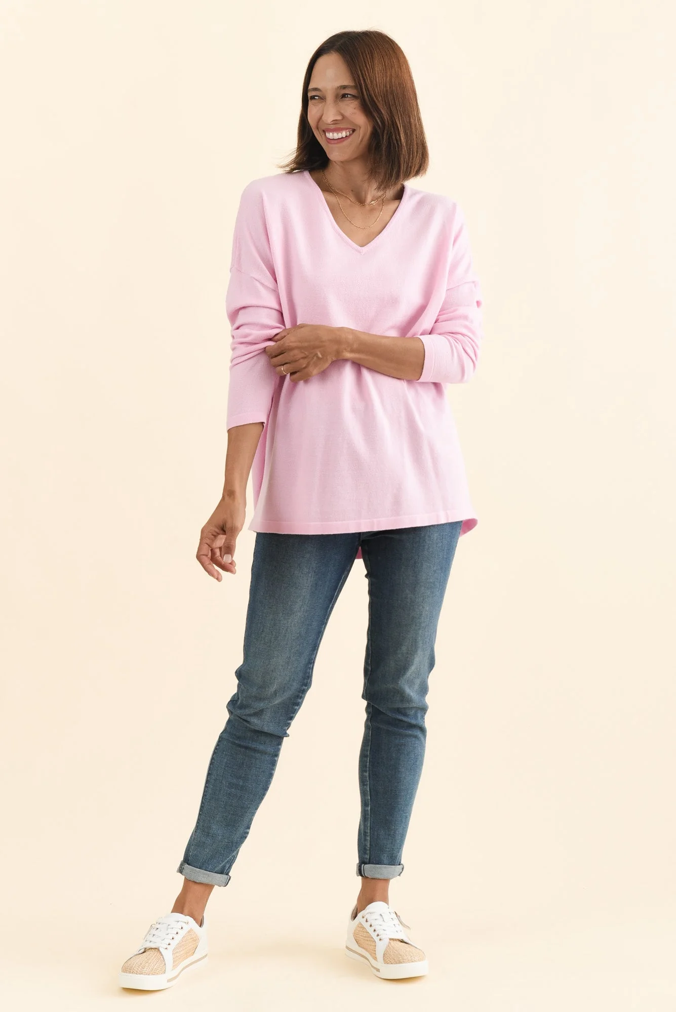 Ronnie Light Pink Knit Jumper - Image 2