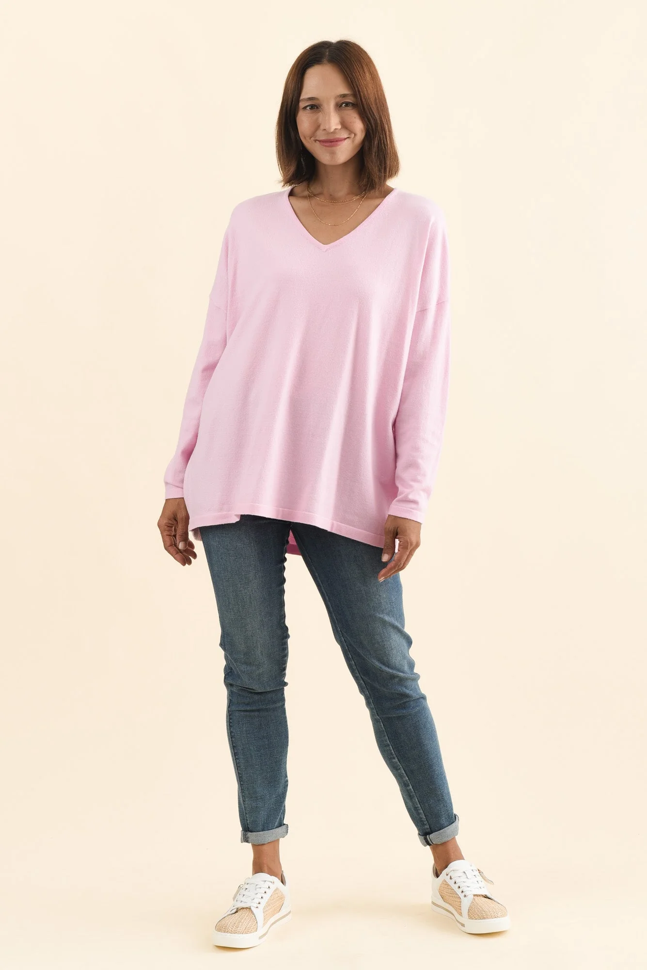Ronnie Light Pink Knit Jumper - Image 6
