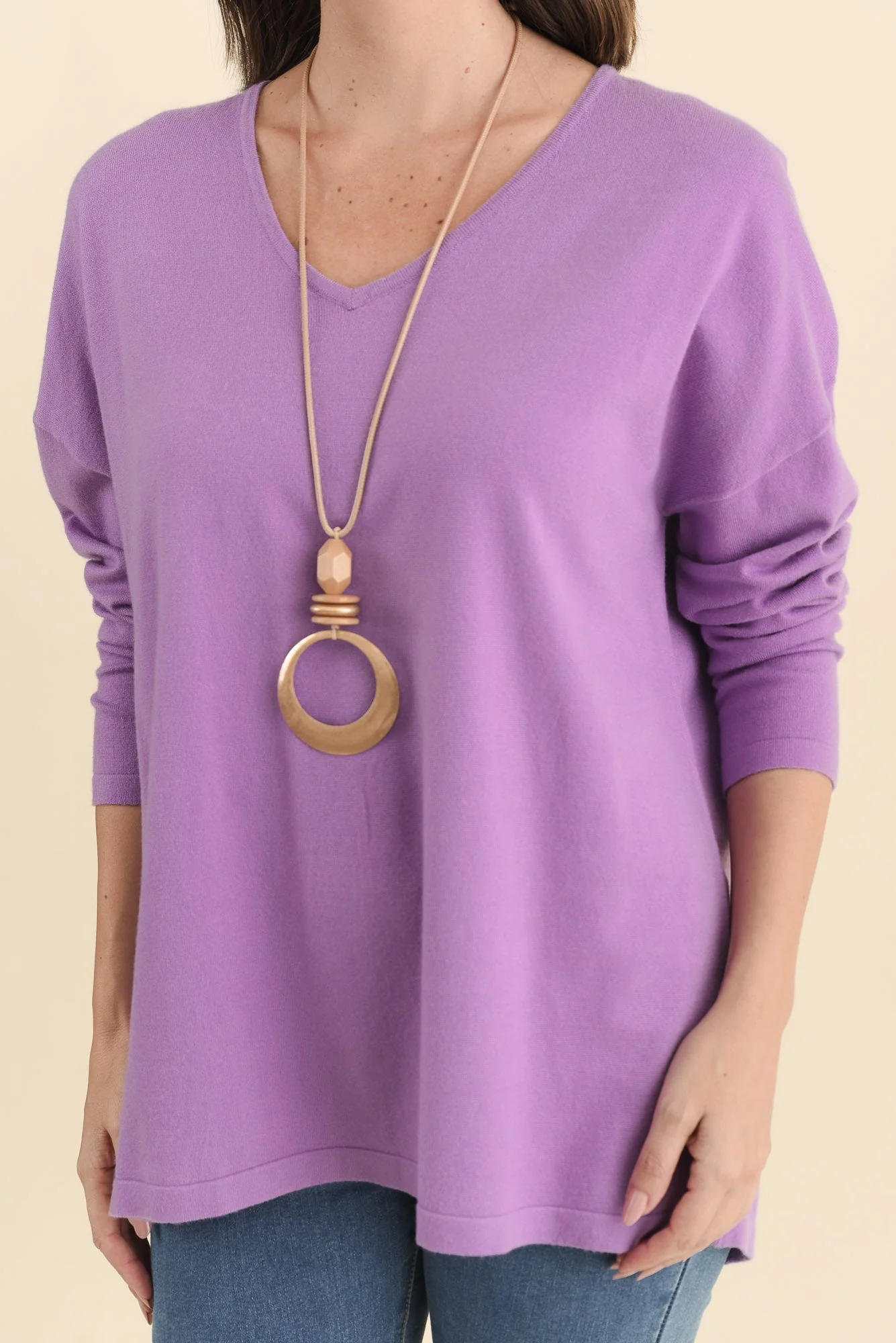 Ronnie Lilac Knit Jumper - Image 5
