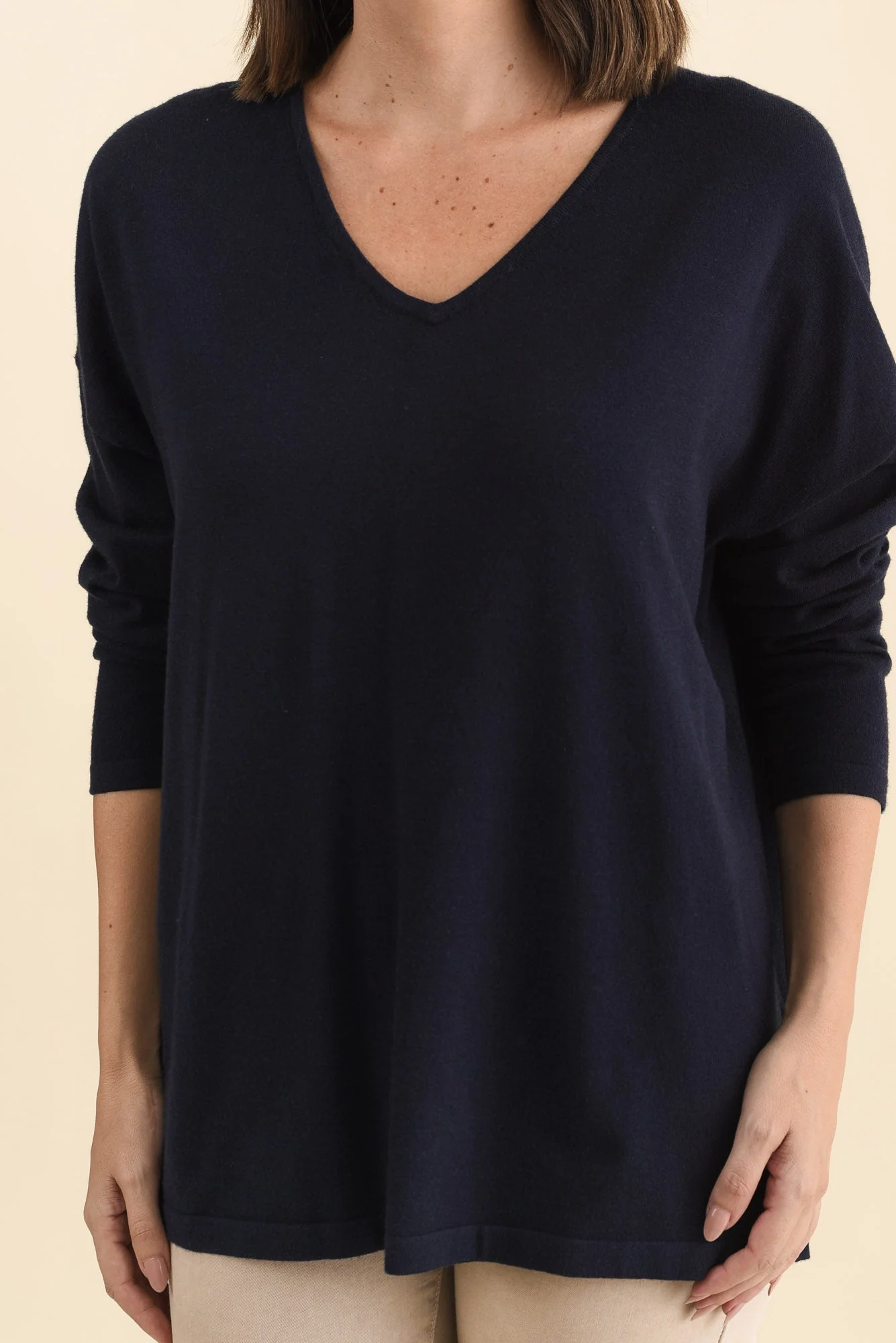 Ronnie Navy Knit Jumper - Image 5
