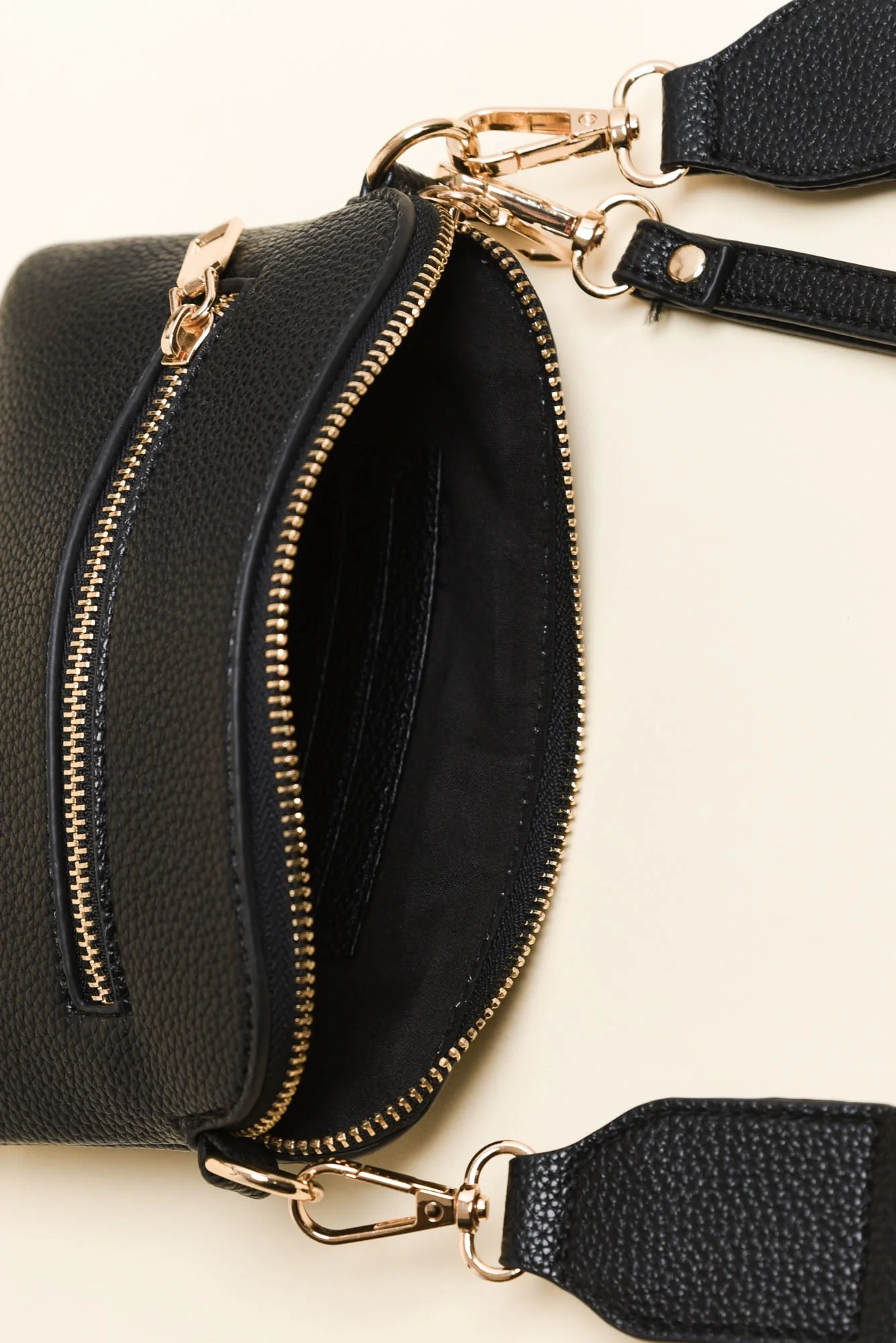 Sally Black Mini Crossbody Bag - Image 3