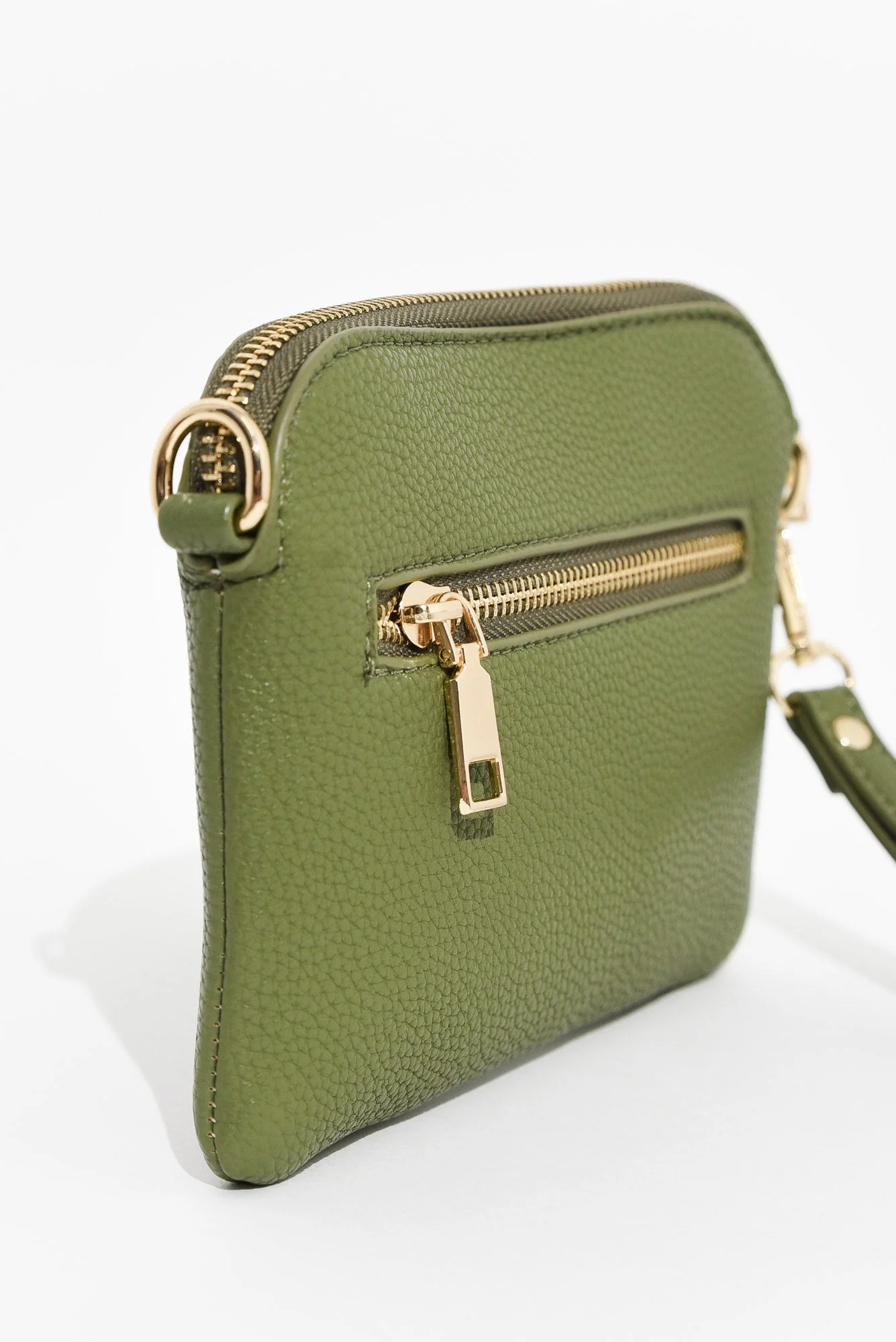 Sally Khaki Mini Crossbody Bag - Image 3