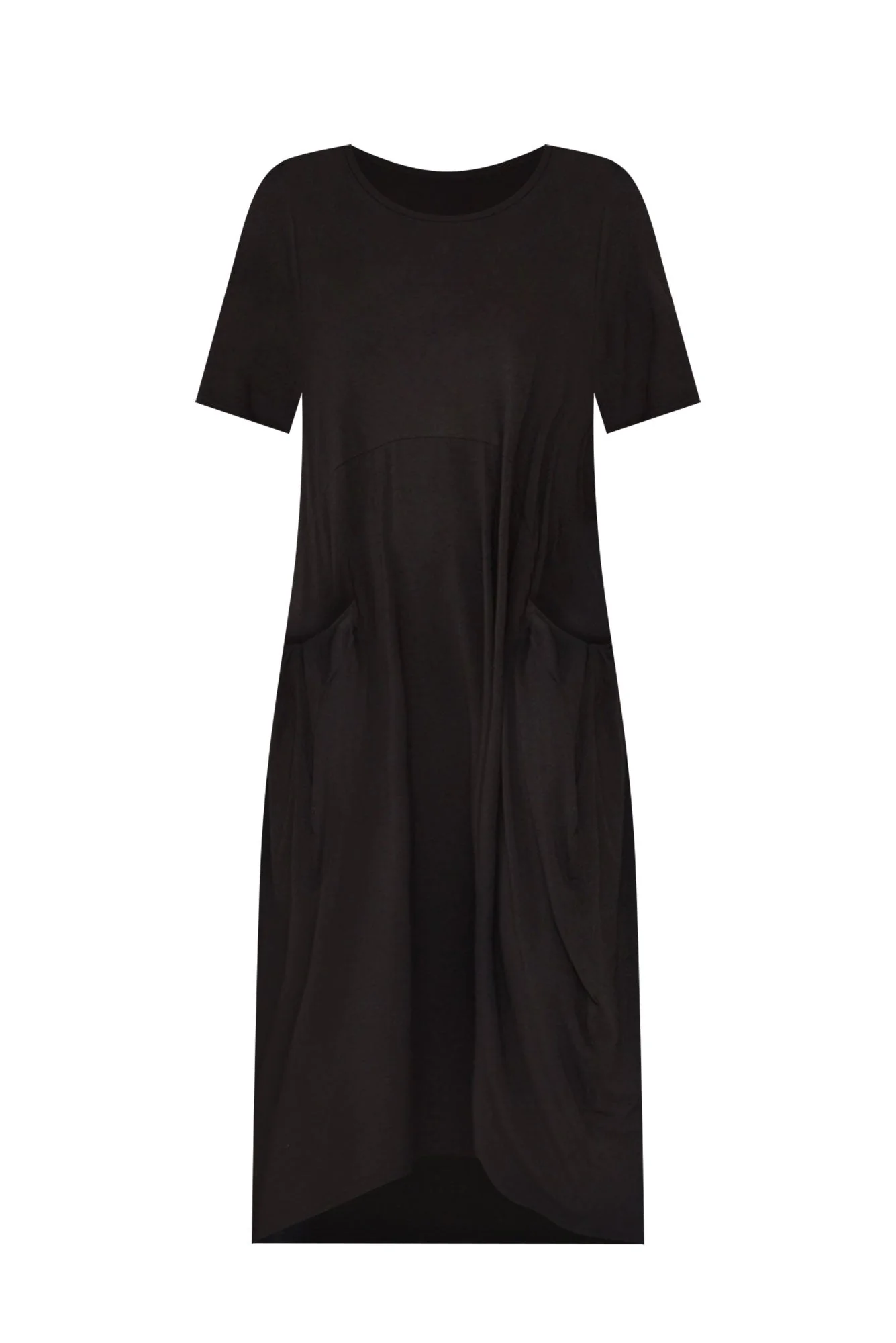 Samiya Black Bamboo Dress - Image 3