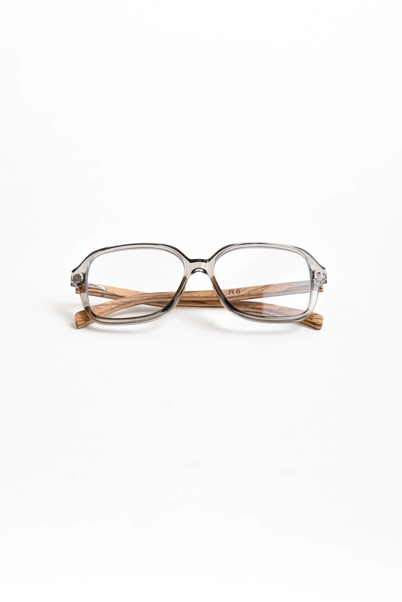 Scarlett Grey Wooden Reading Glasses - Image 2