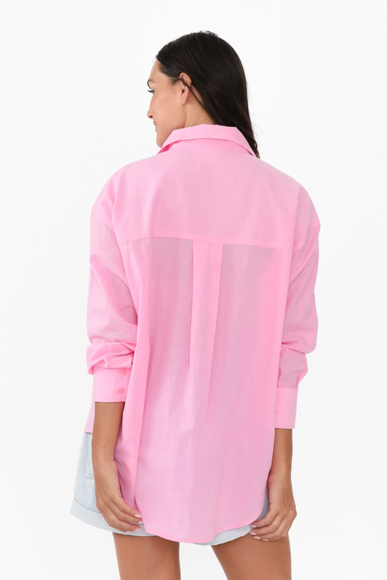 Seattle Pink Cotton Shirt - Image 5