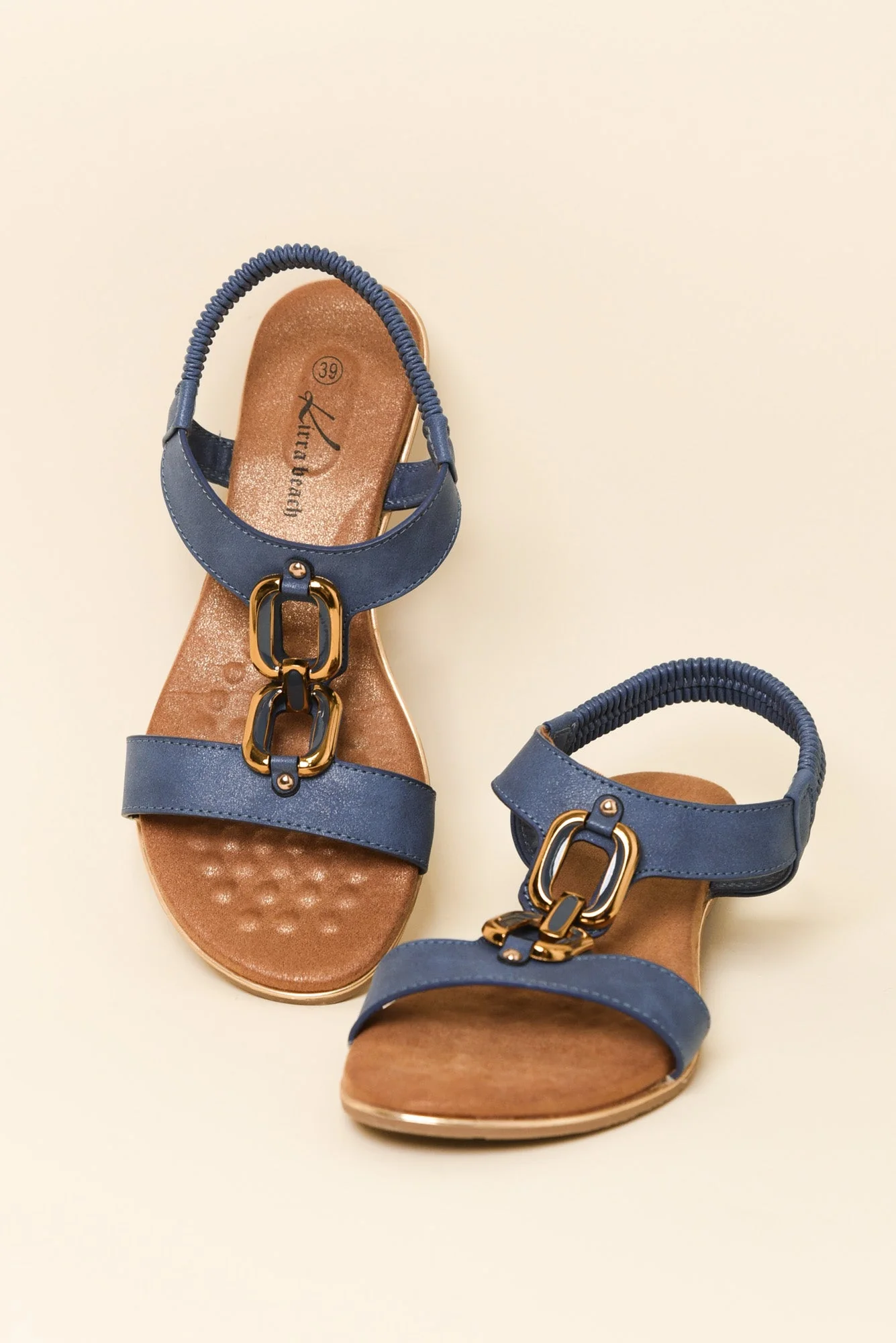 Shelby Blue Chain Sandal - Image 2