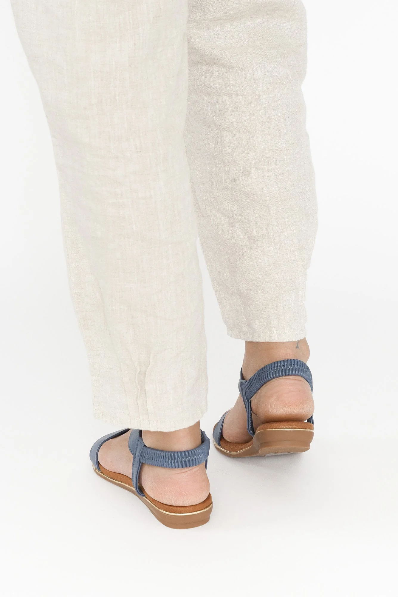 Shelby Blue Chain Sandal - Image 6
