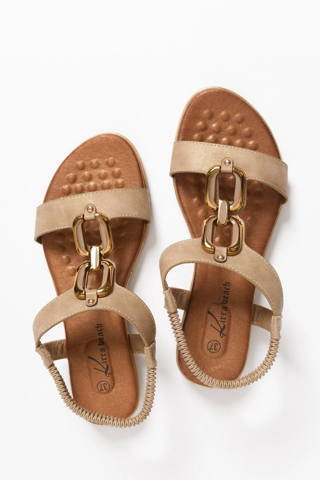 Shelby Taupe Chain Sandal - Image 5